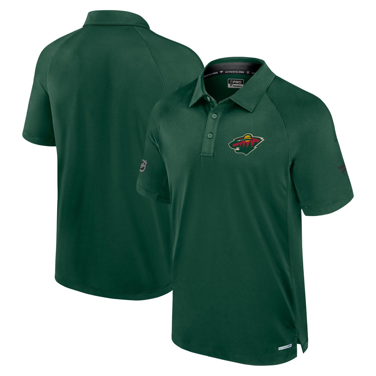 Fanatics Minnesota Wild Authentic Pro Rink Polo