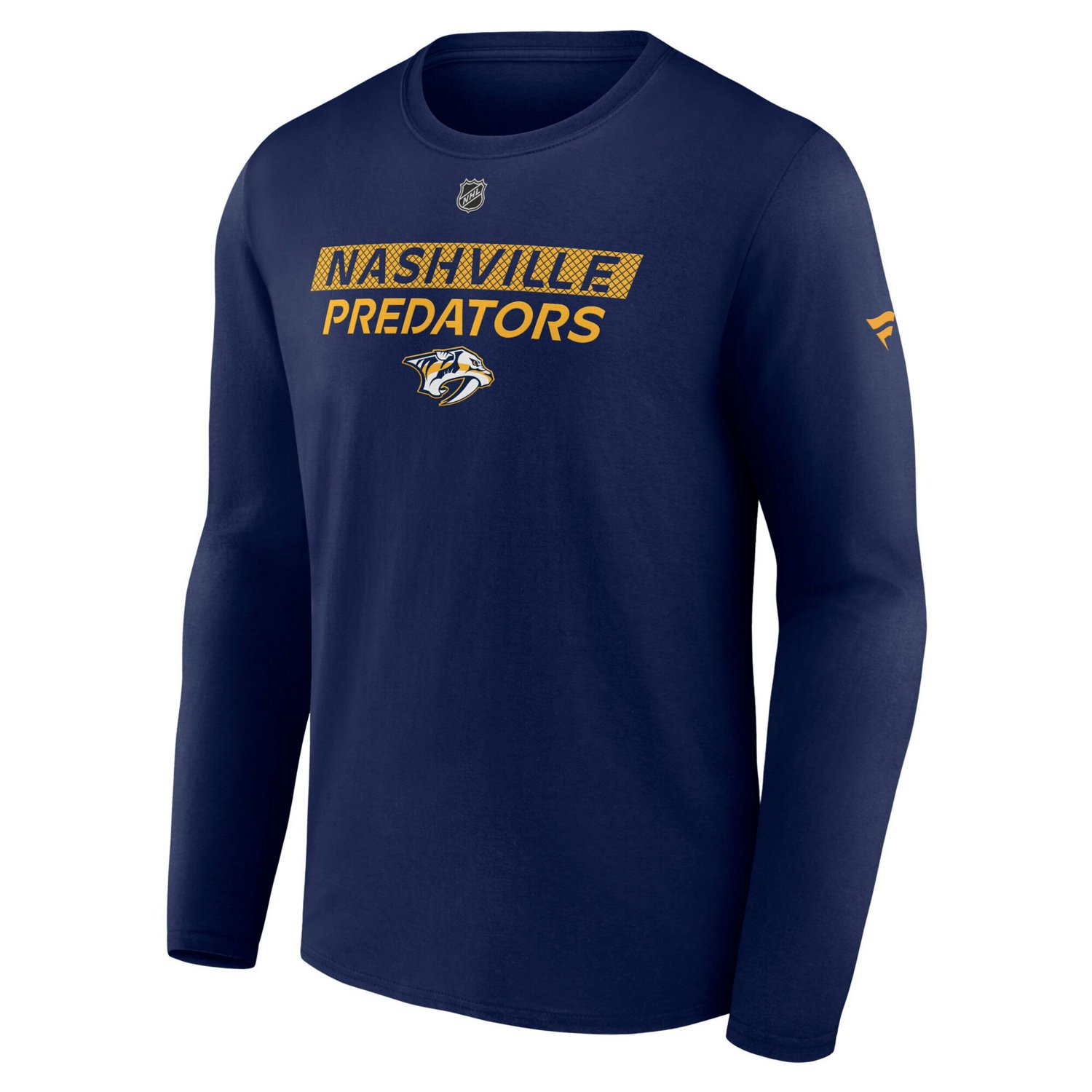 Fanatics Nashville Predators Authentic Pro Core Primary Long Sleeve T-Shirt                                                      - view number 2