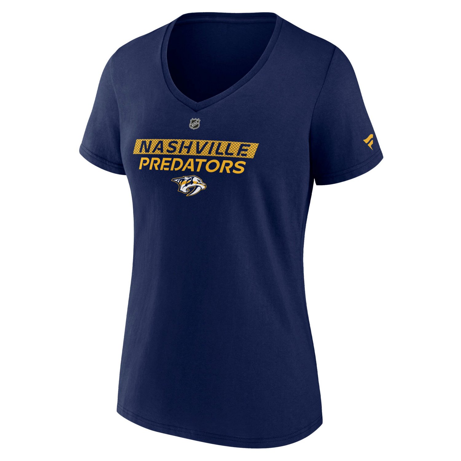 Fanatics Nashville Predators Authentic Pro Core Primary V-Neck T-Shirt - view number 2