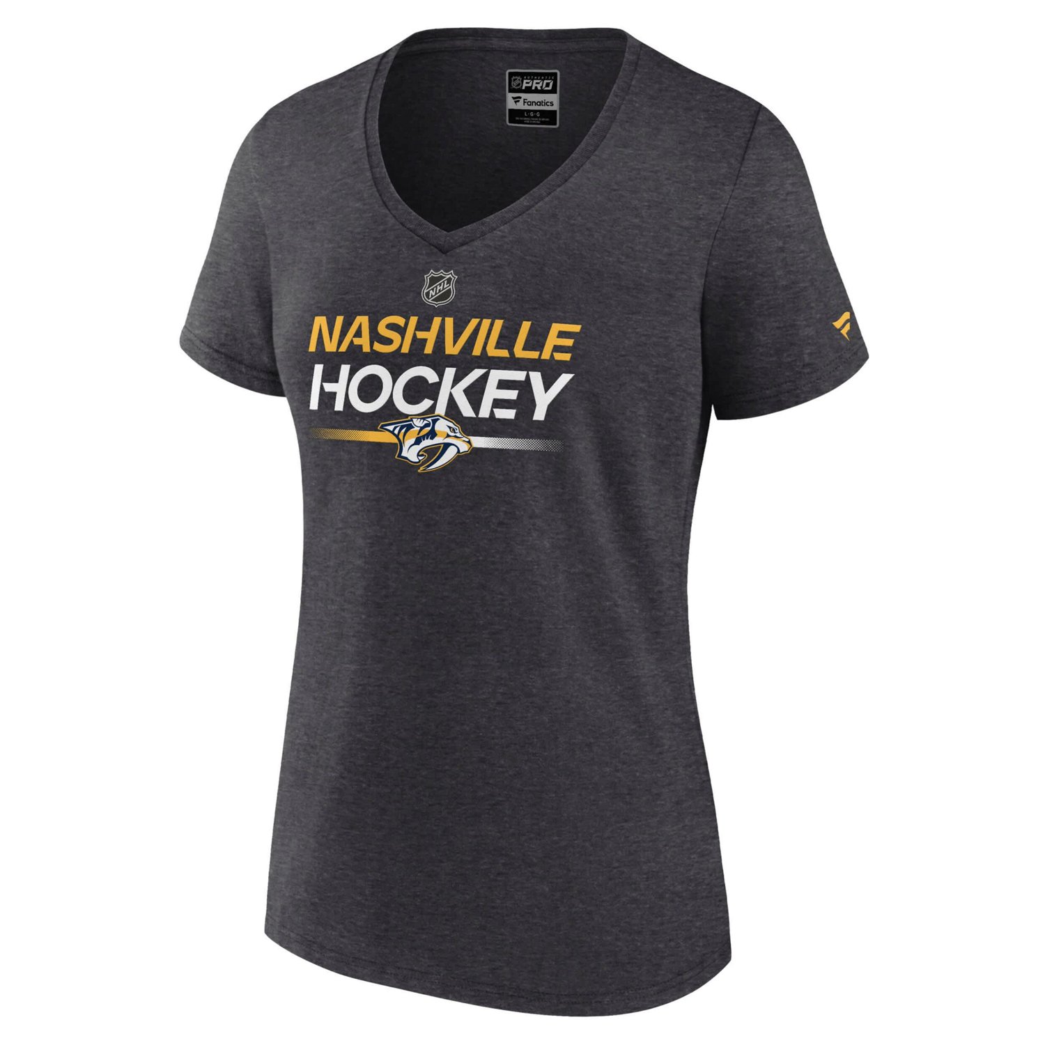 Fanatics Nashville Predators Authentic Pro Primary V-Neck T-Shirt - view number 2