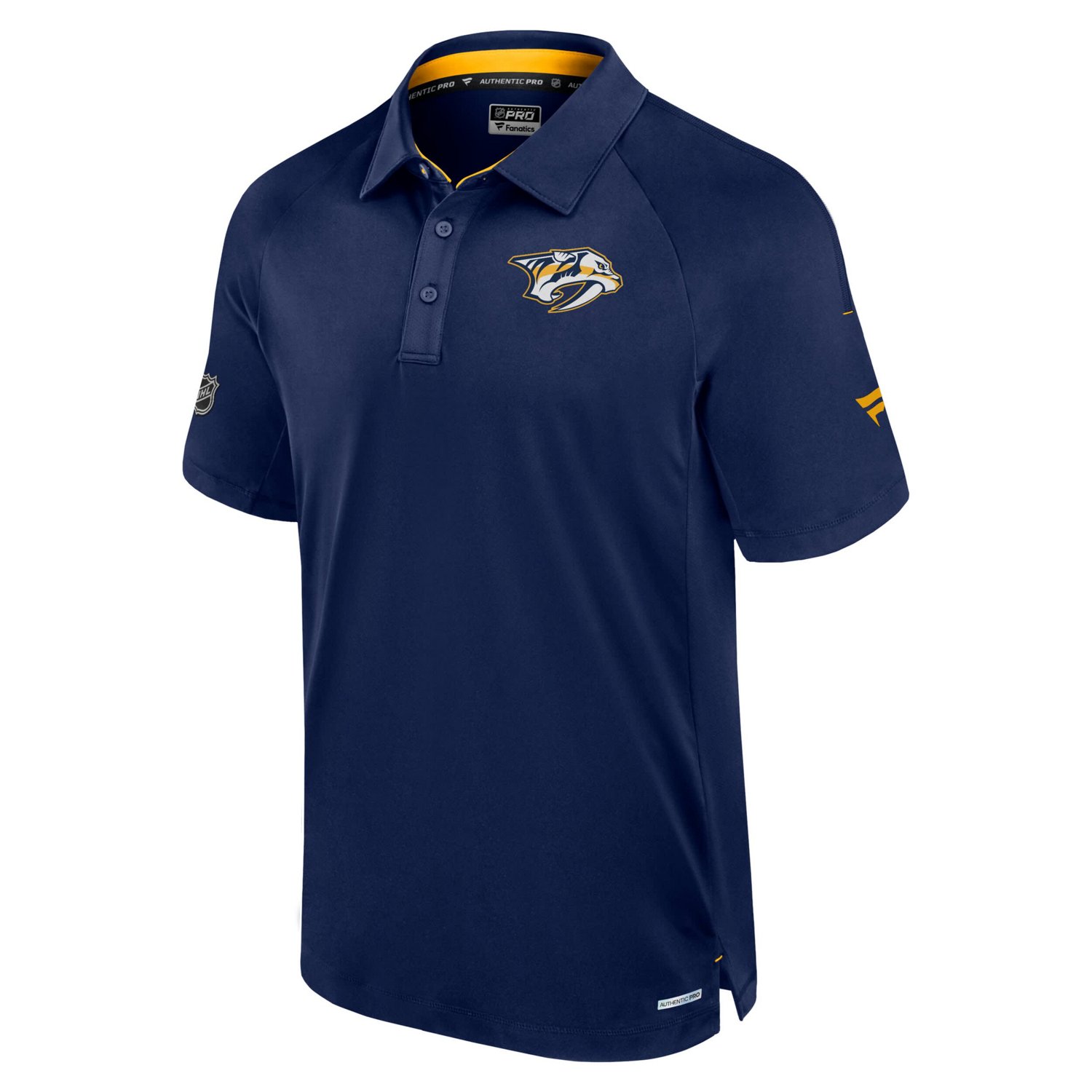 Fanatics Nashville Predators Authentic Pro Rink Raglan Polo