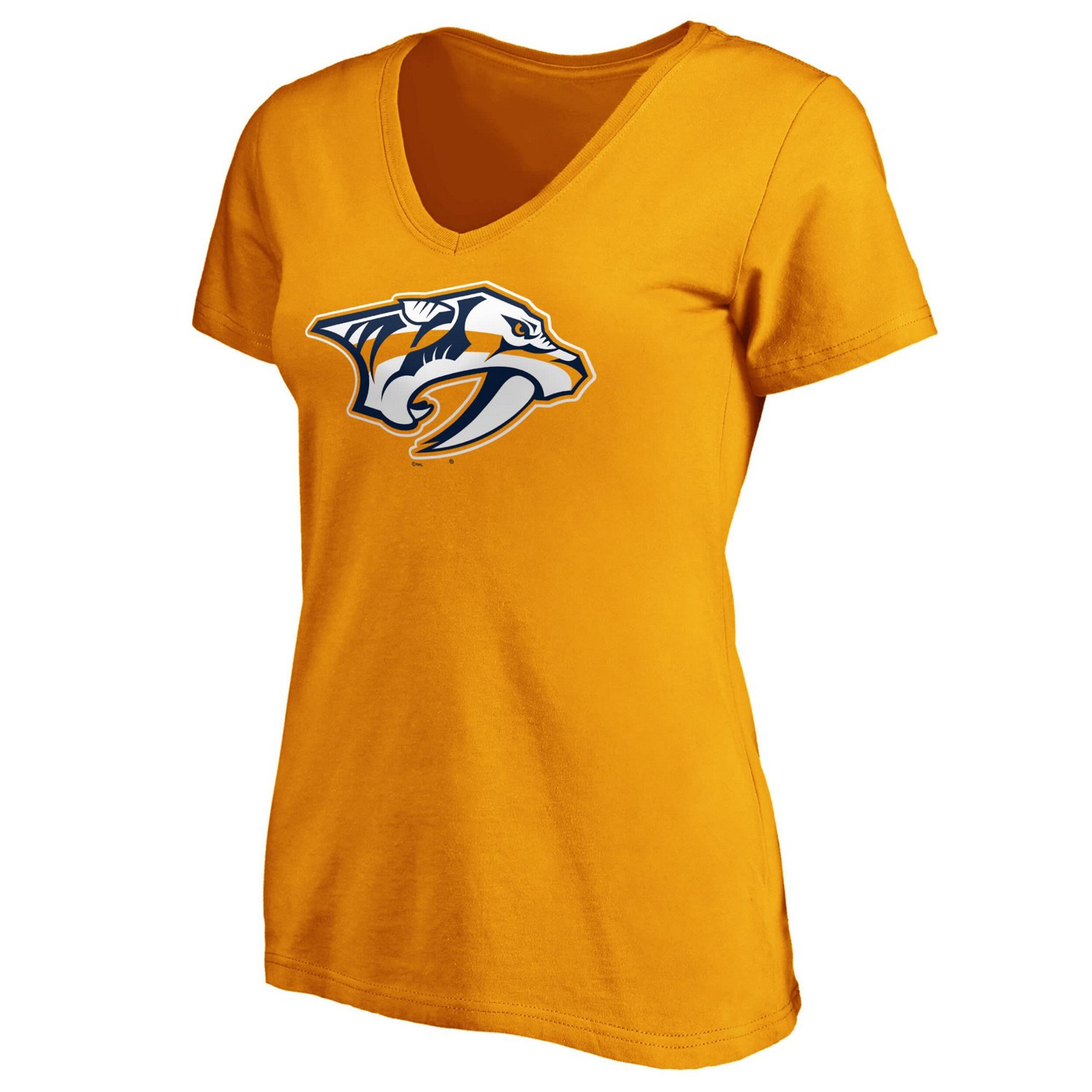 Fanatics Nashville Predators Primary Logo V-Neck T-Shirt - view number 2