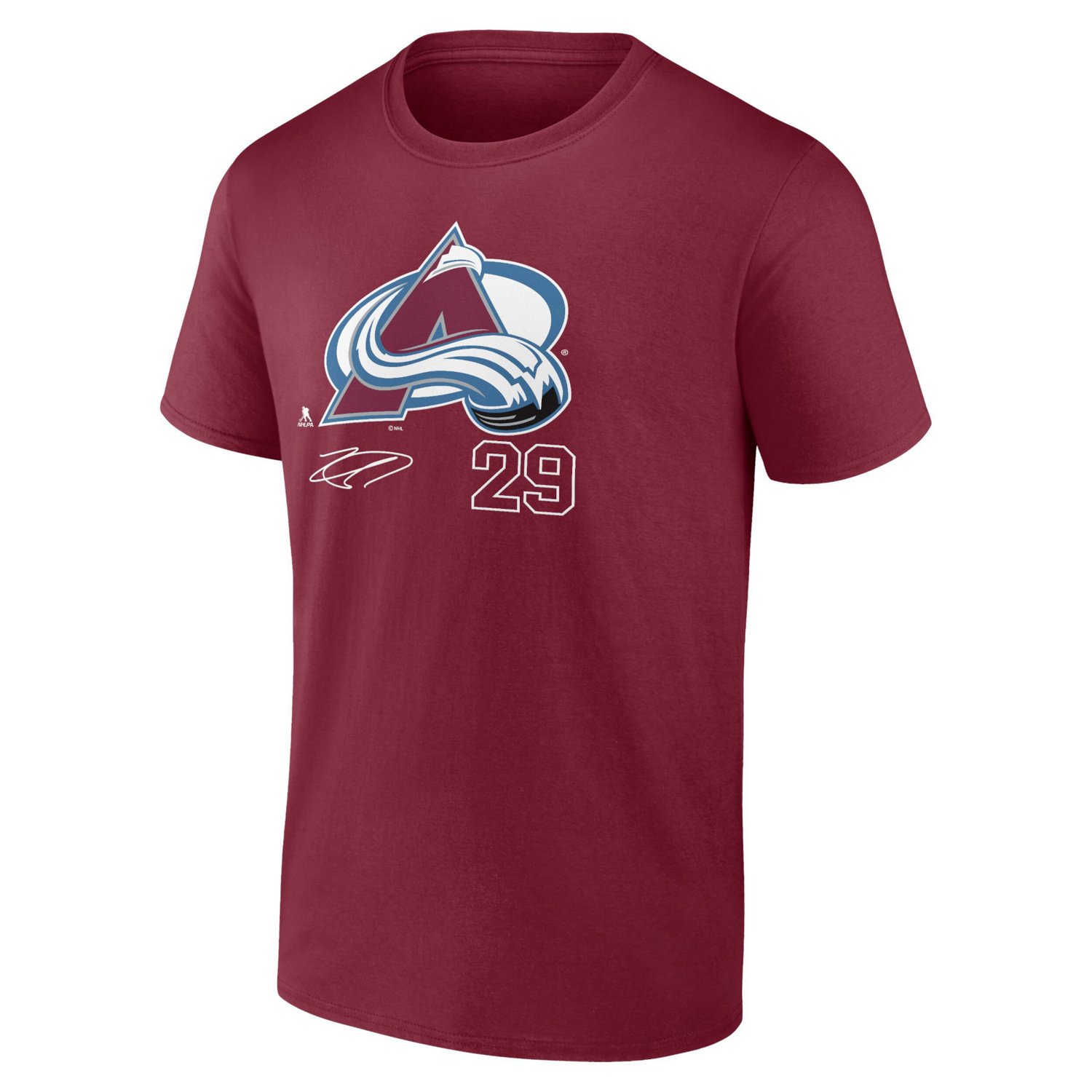 Fanatics Nathan MacKinnon Colorado Avalanche Name and Number T-Shirt                                                             - view number 2