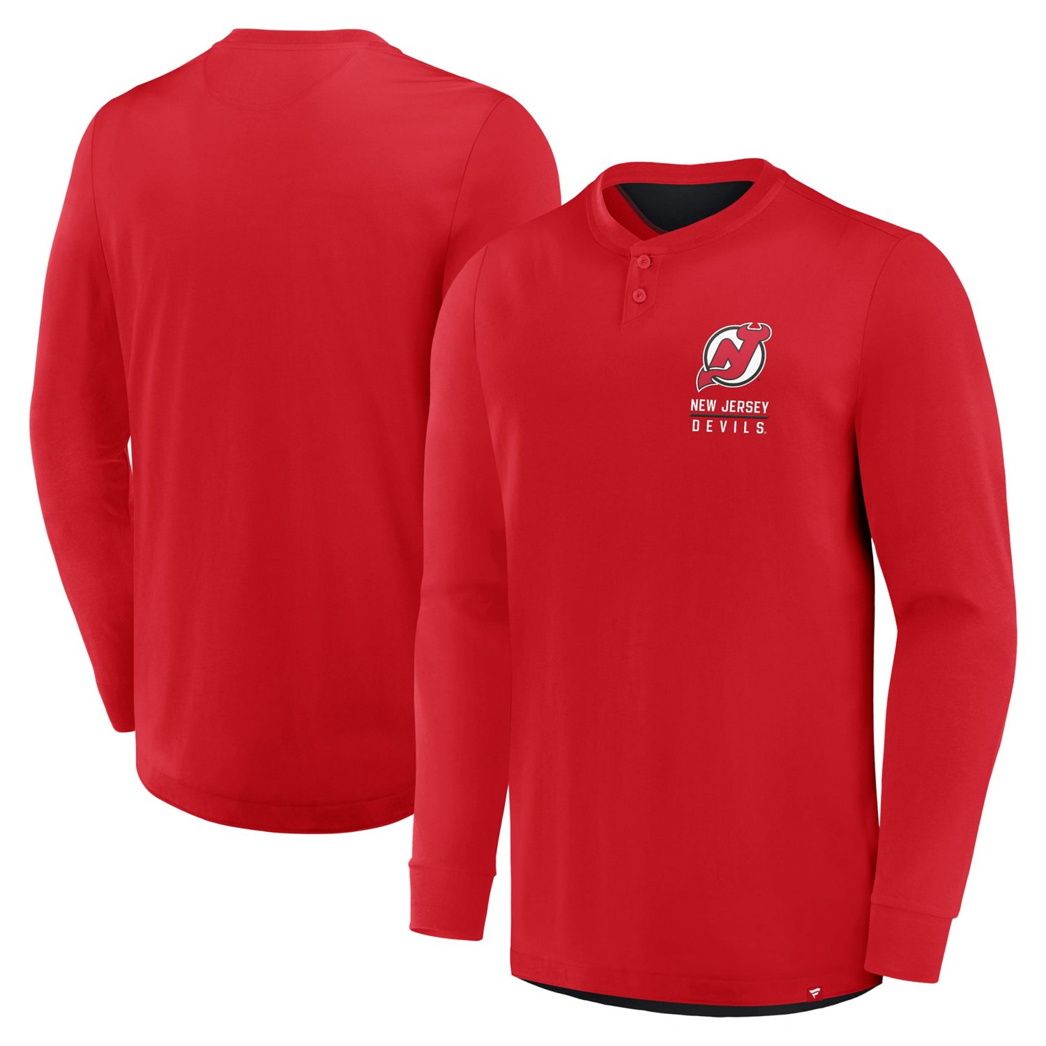 Fanatics New Jersey Devils Adrenaline Push Long Sleeve T-Shirt - view number 1