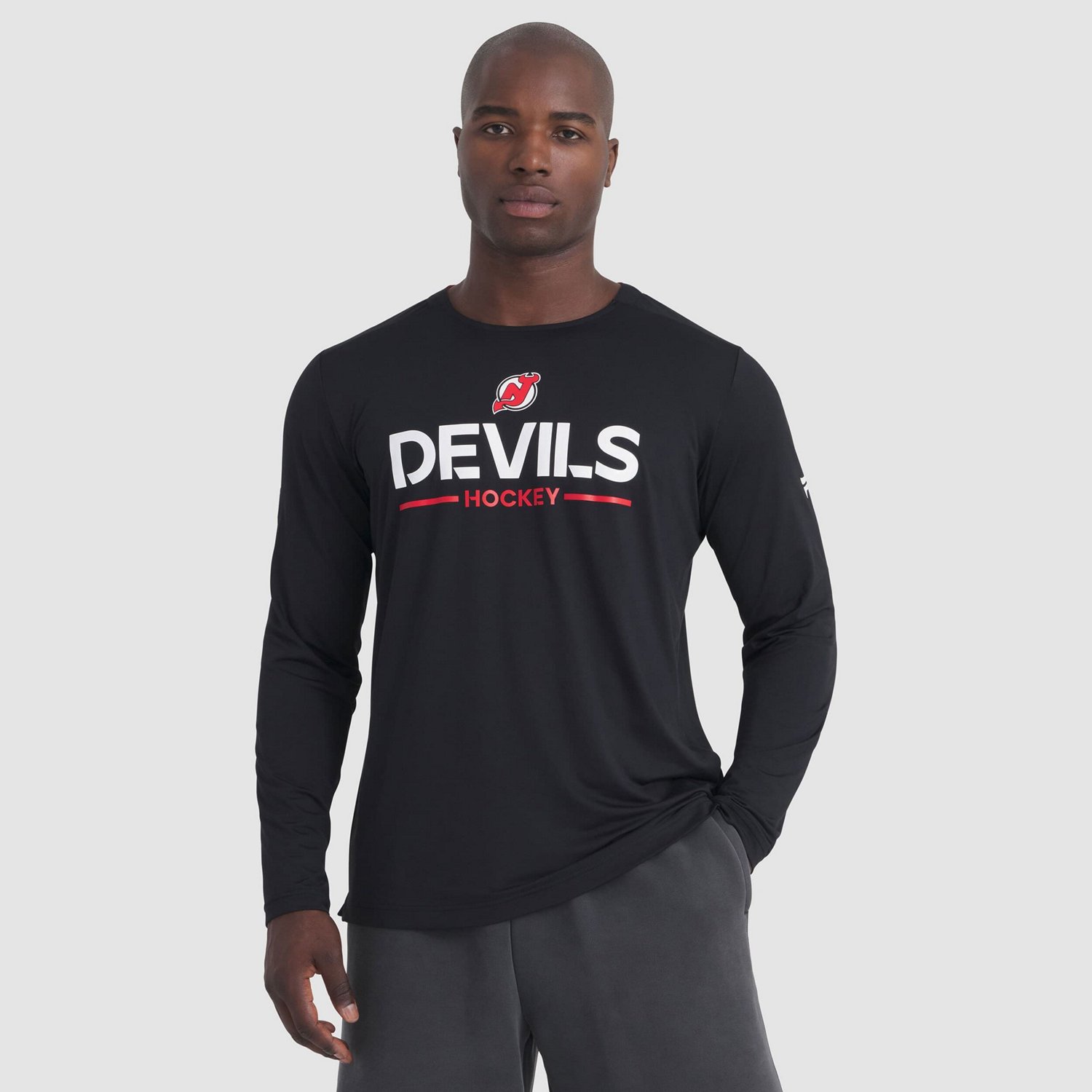 Fanatics New Jersey Devils Authentic Pro Rink Tech Long Sleeve T-Shirt