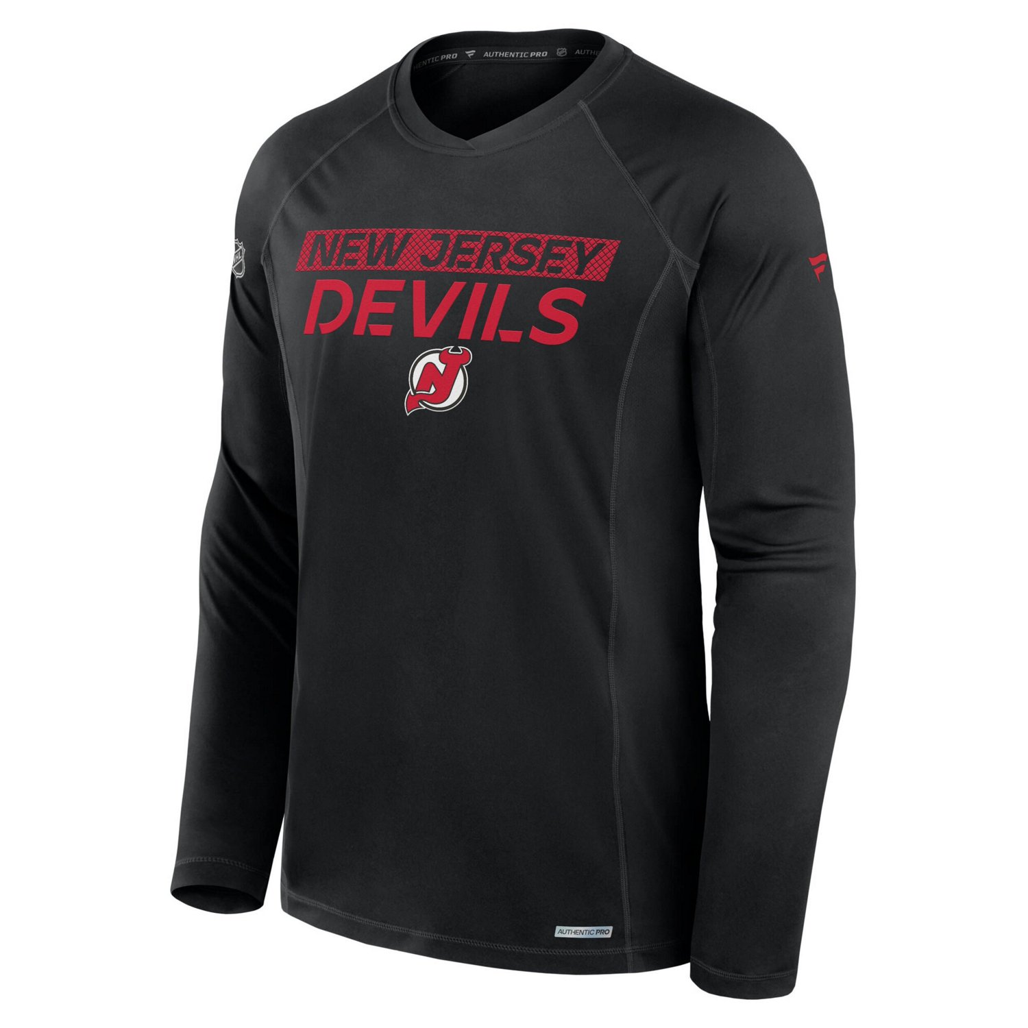 Fanatics New Jersey Devils Authentic Pro Rink Tech Raglan Long Sleeve T-Shirt - view number 2