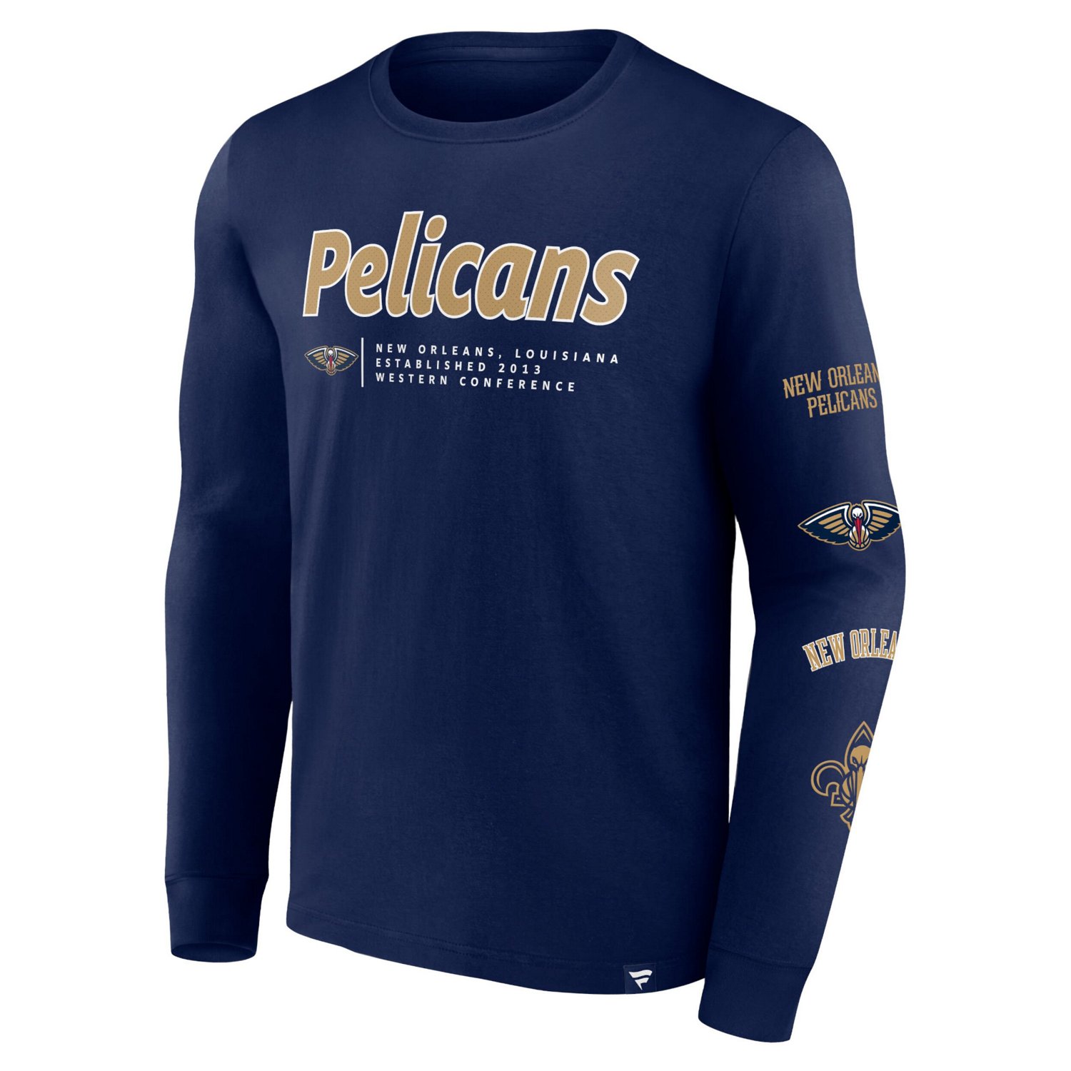 Fanatics New Orleans Pelicans Baseline Long Sleeve T-Shirt - view number 2