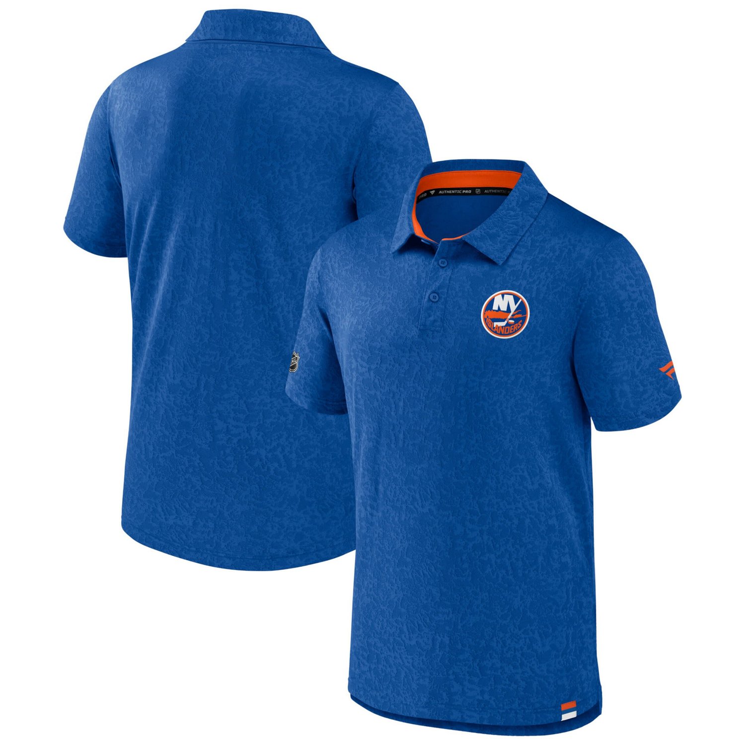 Fanatics New York Islanders Authentic Pro Jacquard Polo