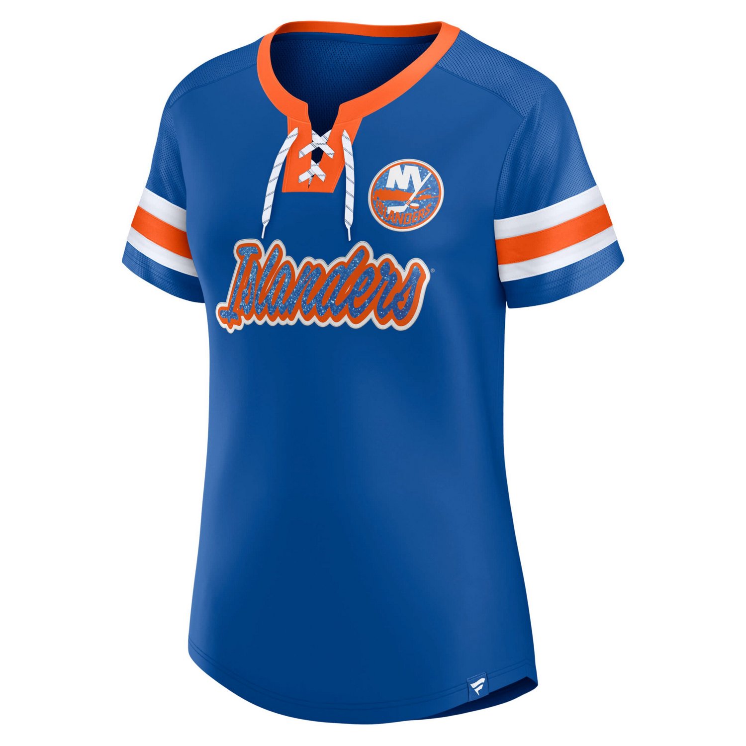 Fanatics New York Islanders Iconic Athena Lace-Up T-Shirt - view number 2