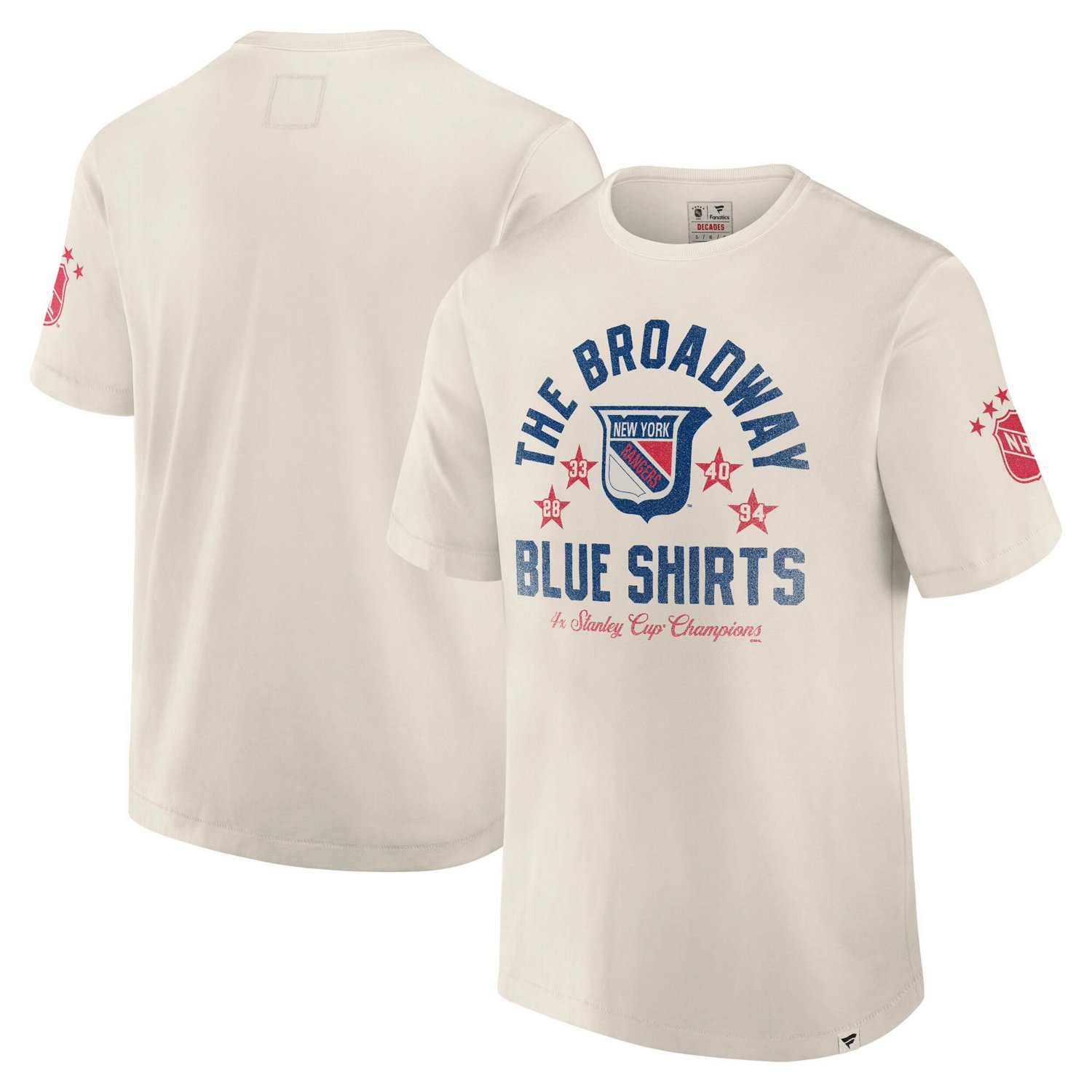 Fanatics New York Rangers Decades Collection Timeless T-Shirt