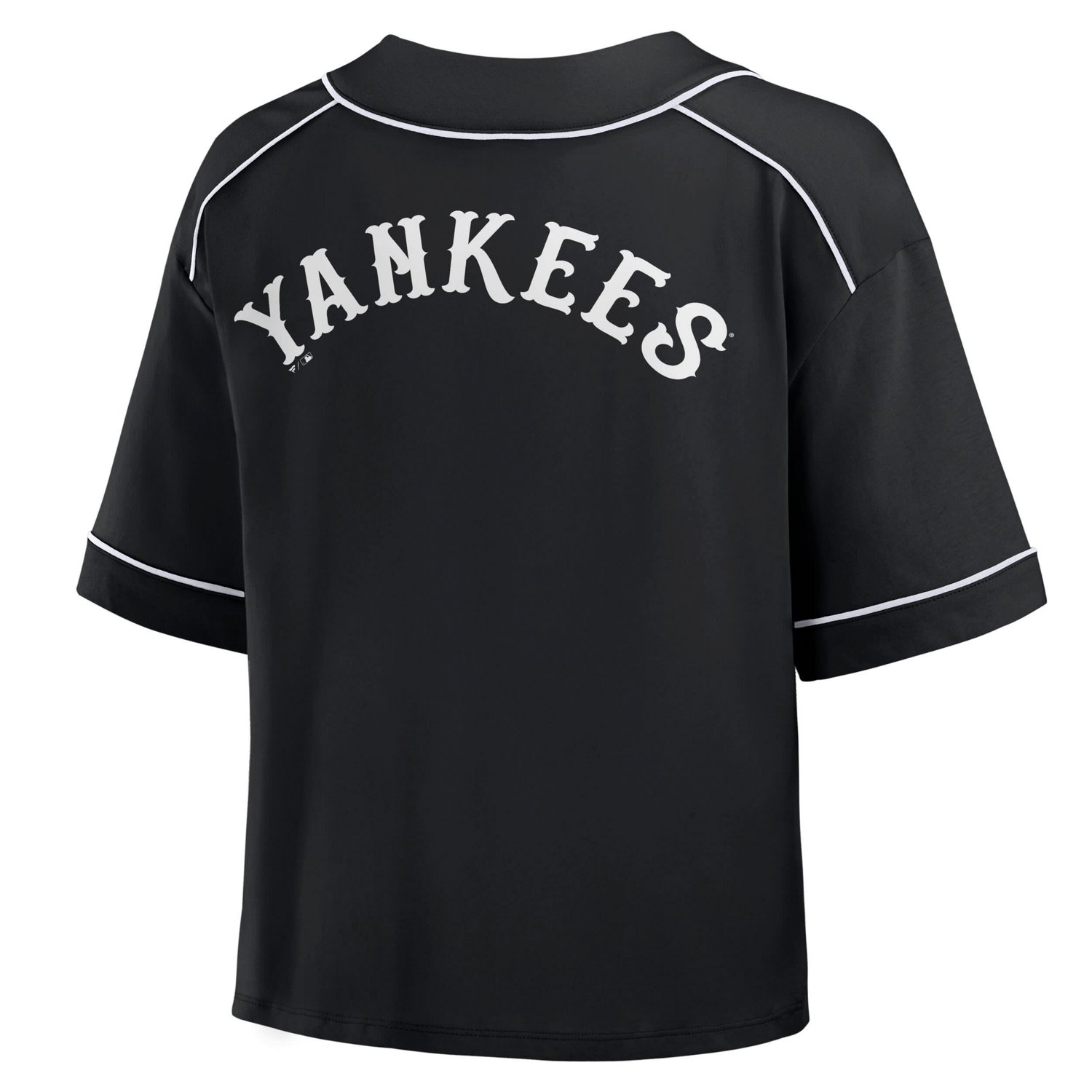 Fanatics New York Yankees Oversized Champ Game Cropped V-Neck T-Shirt - view number 3