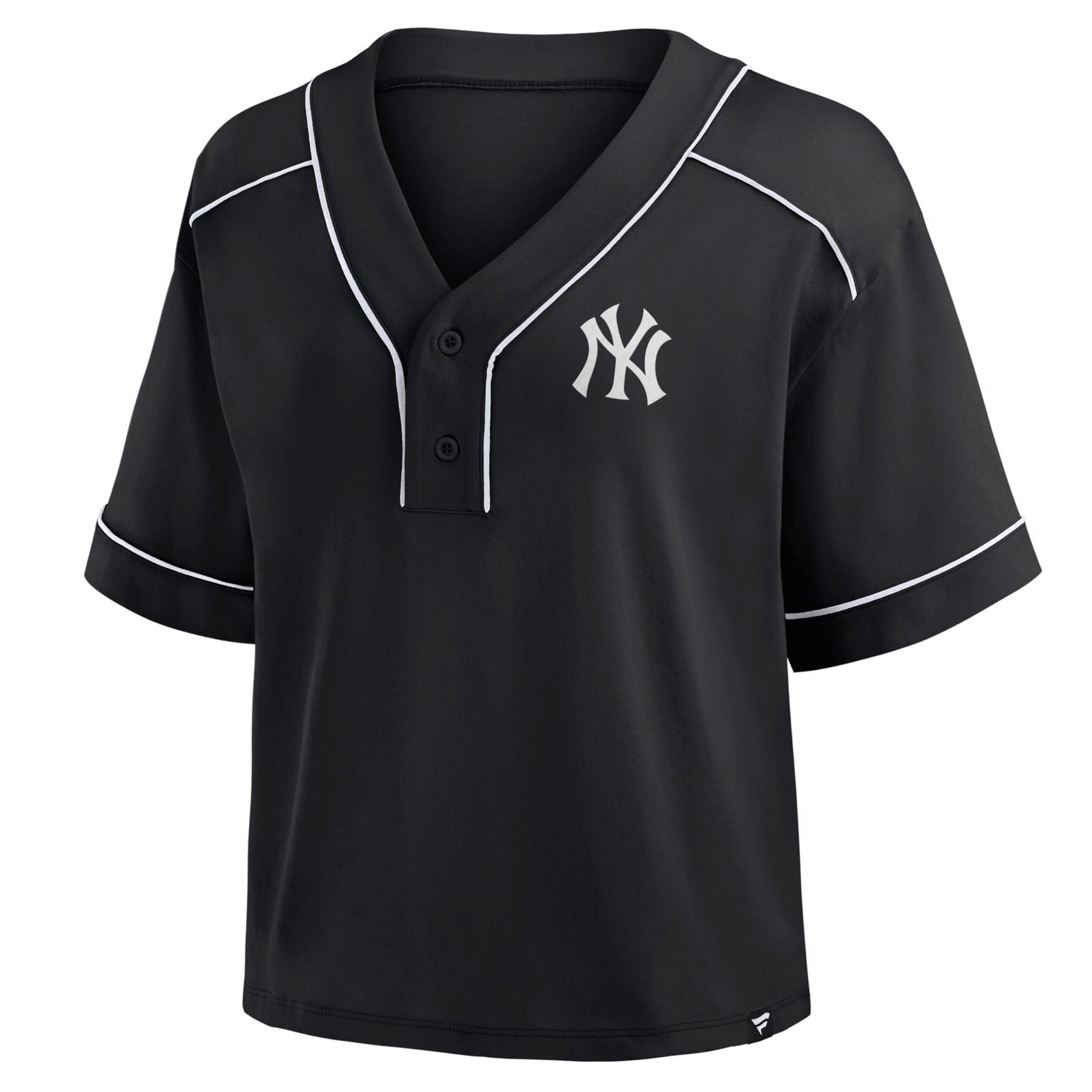 Fanatics New York Yankees Oversized Champ Game Cropped V-Neck T-Shirt - view number 2