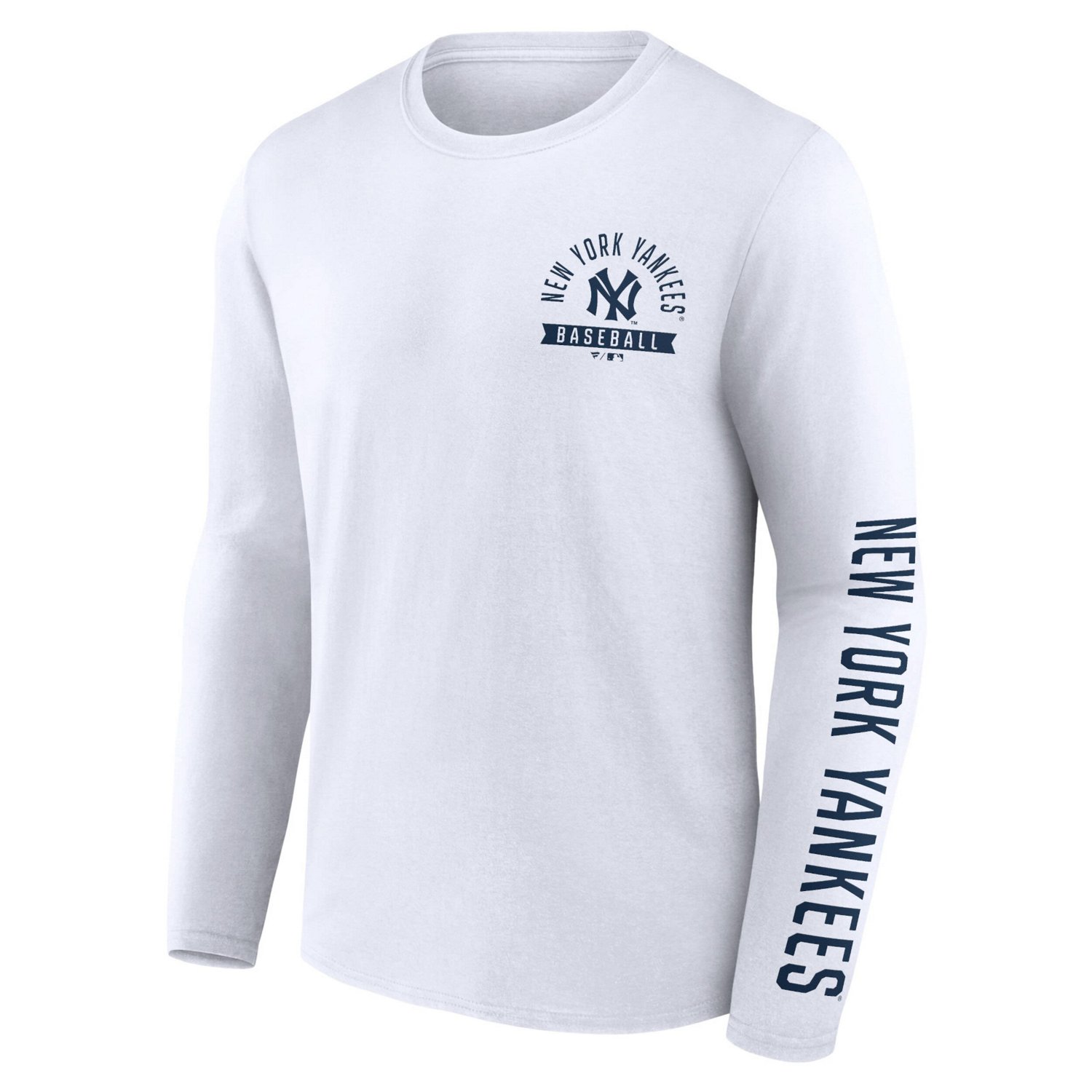Fanatics New York Yankees Pressbox Long Sleeve T-Shirt                                                                           - view number 2