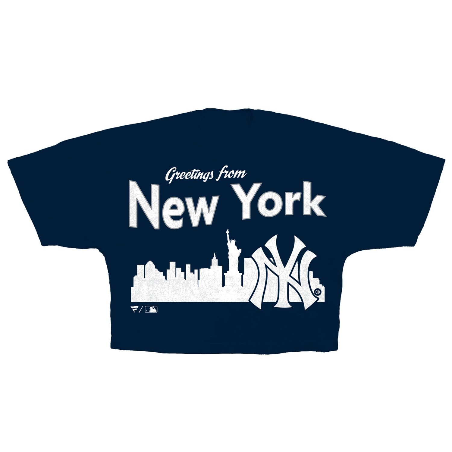 Fanatics New York Yankees Skyline Crop T-Shirt - view number 2
