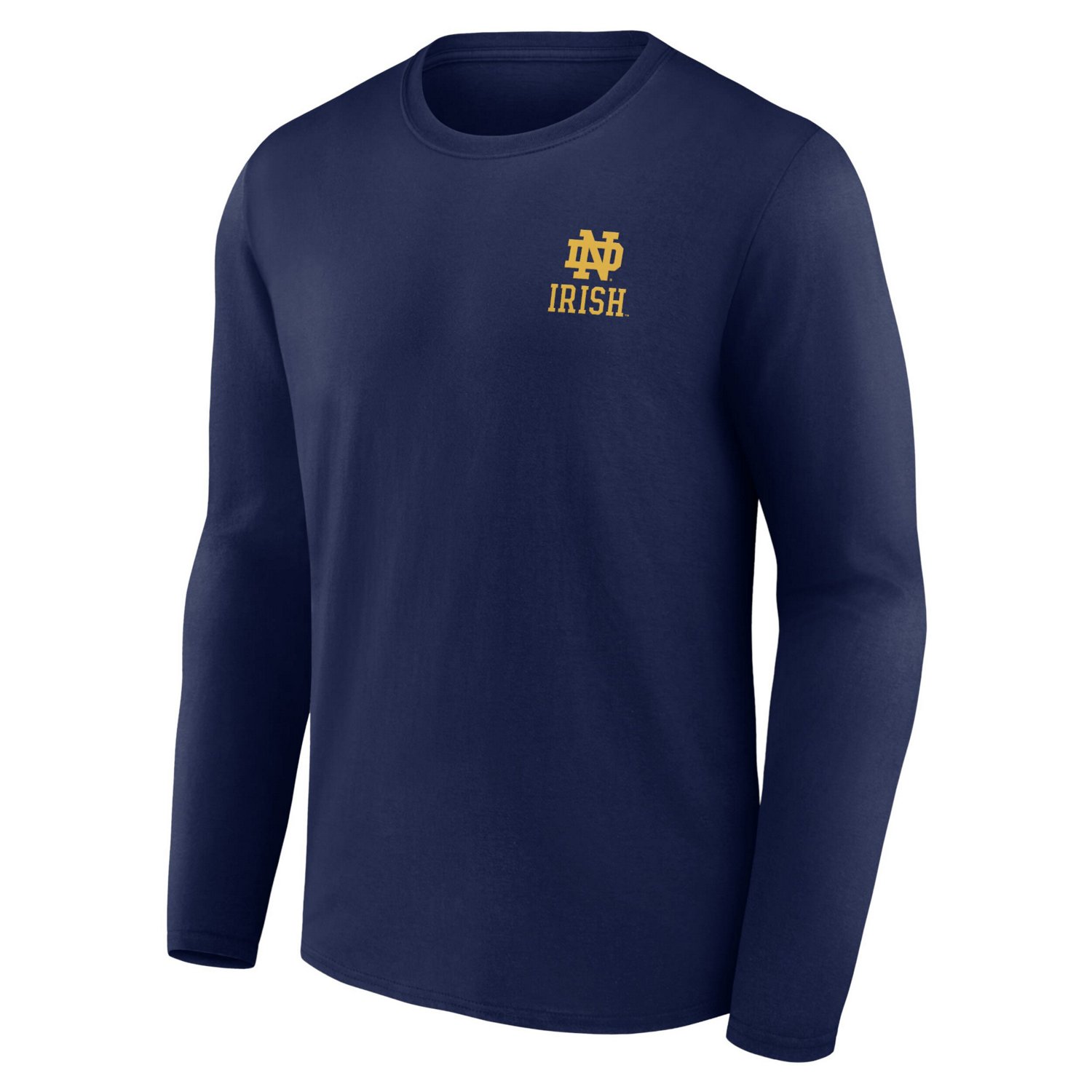 Fanatics Notre Dame Fighting Irish Hometown Play Like A Champion Today Logo 2-Hit Long Sleeve T-Shirt