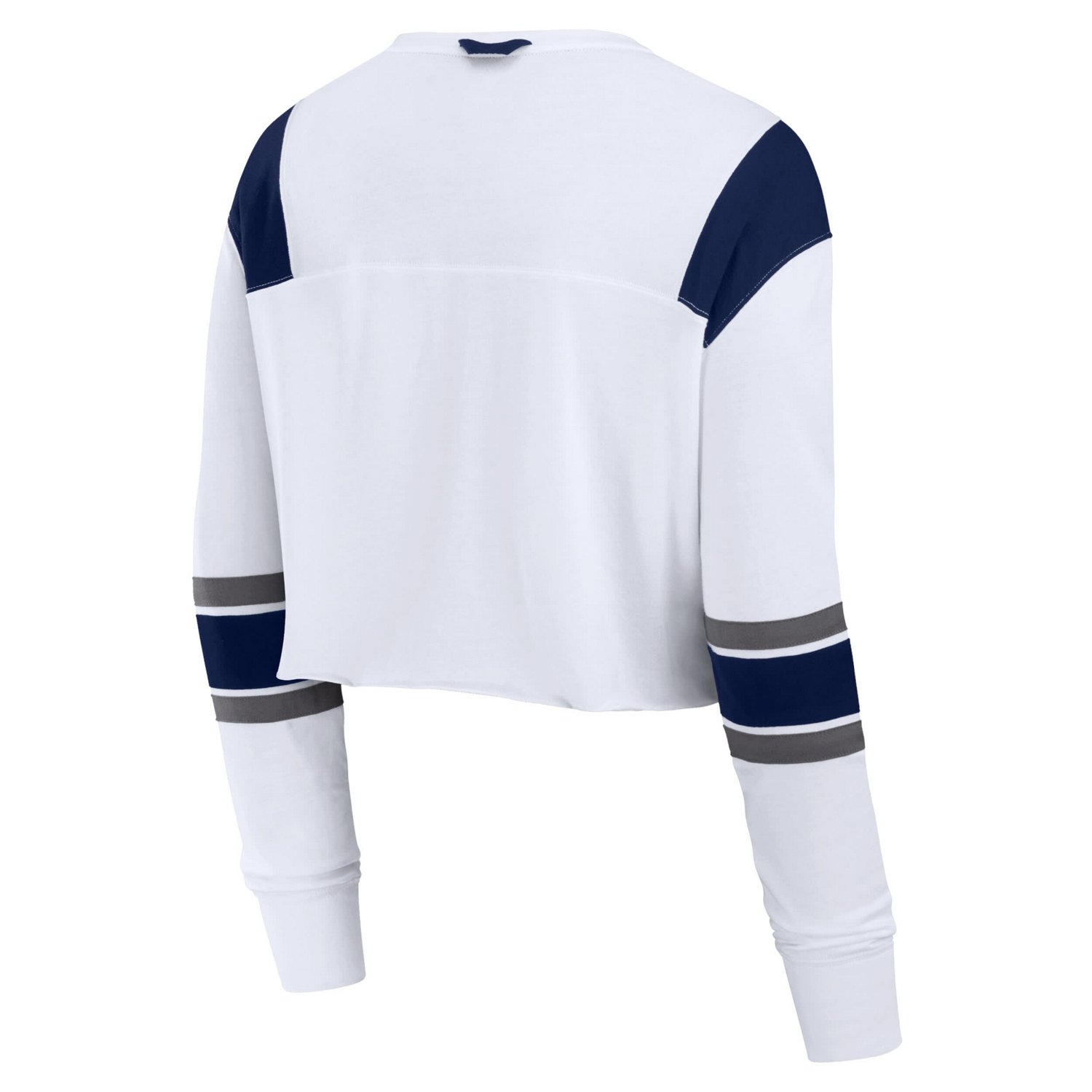 Fanatics Notre Dame Fighting Irish Training Camp Cropped Long Sleeve V-Neck Fashion Top - view number 3