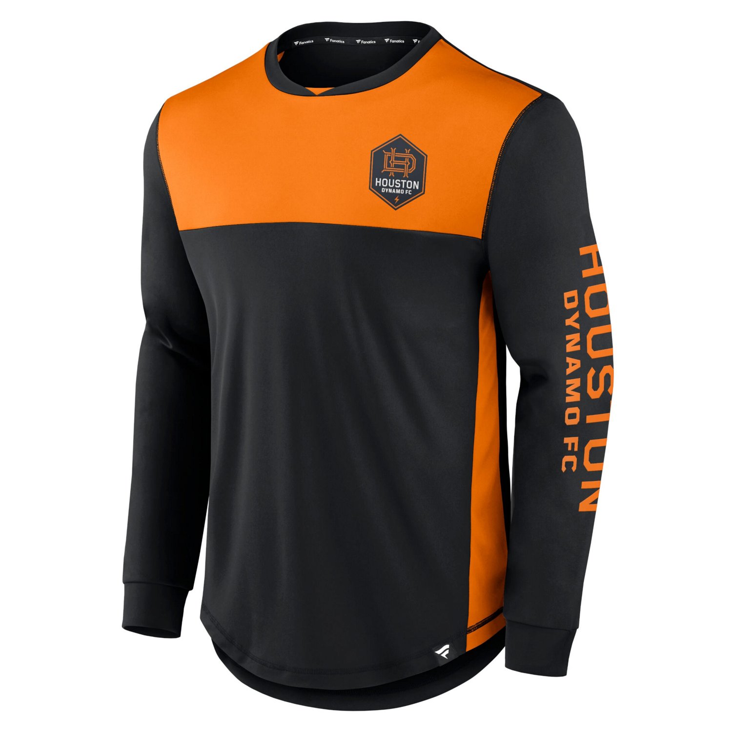 Fanatics Orange Houston Dynamo FC Striker Long Sleeve T-Shirt
