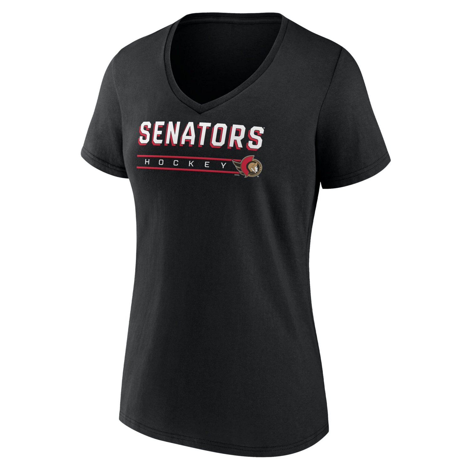 Fanatics Ottawa Senators V-Neck T-Shirt                                                                                          - view number 2