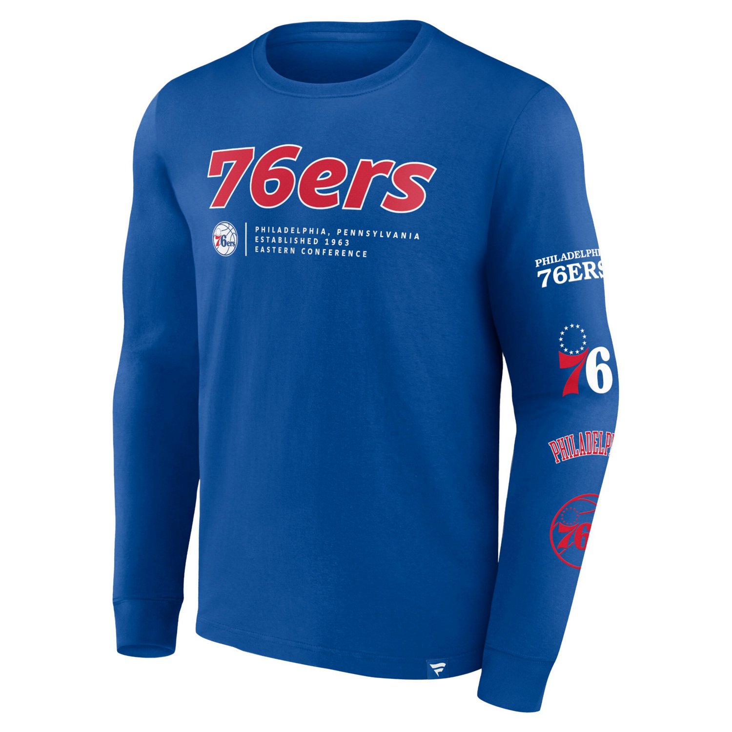 Fanatics Philadelphia 76ers Baseline Long Sleeve T-Shirt - view number 2
