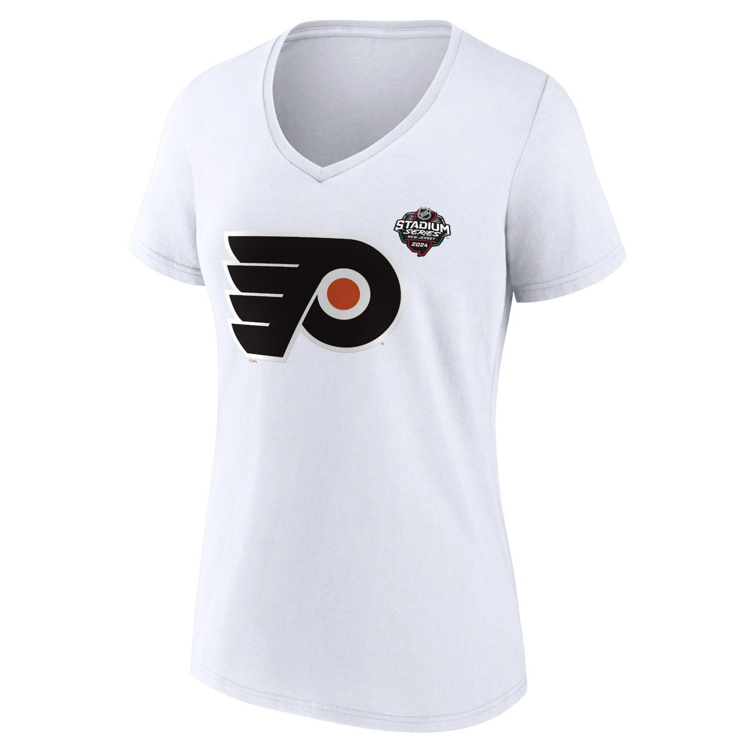 Fanatics Philadelphia Flyers 2024 NHL Stadium Series Logo V-Neck T-shirt - view number 2