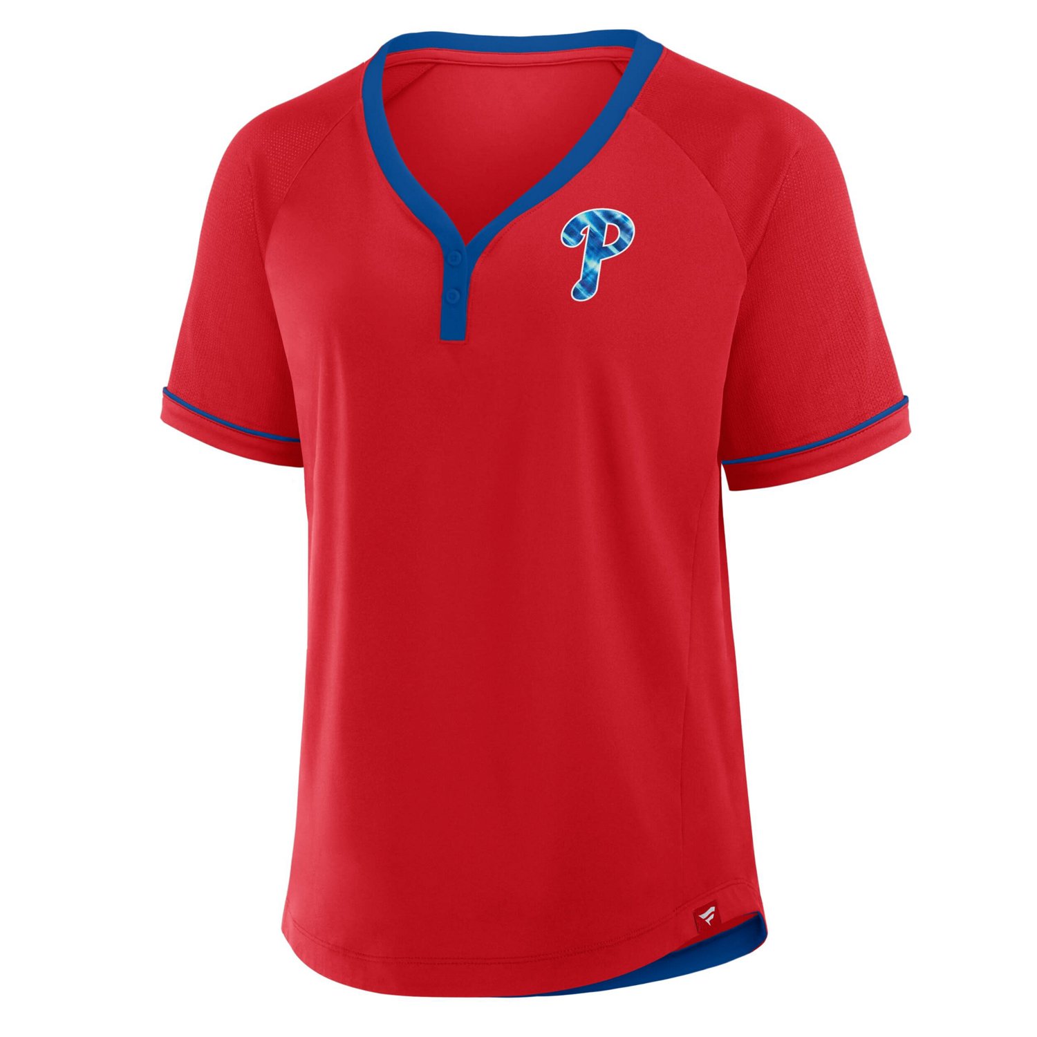 Fanatics Philadelphia Phillies League Diva Star Raglan V-Neck T-Shirt - view number 2