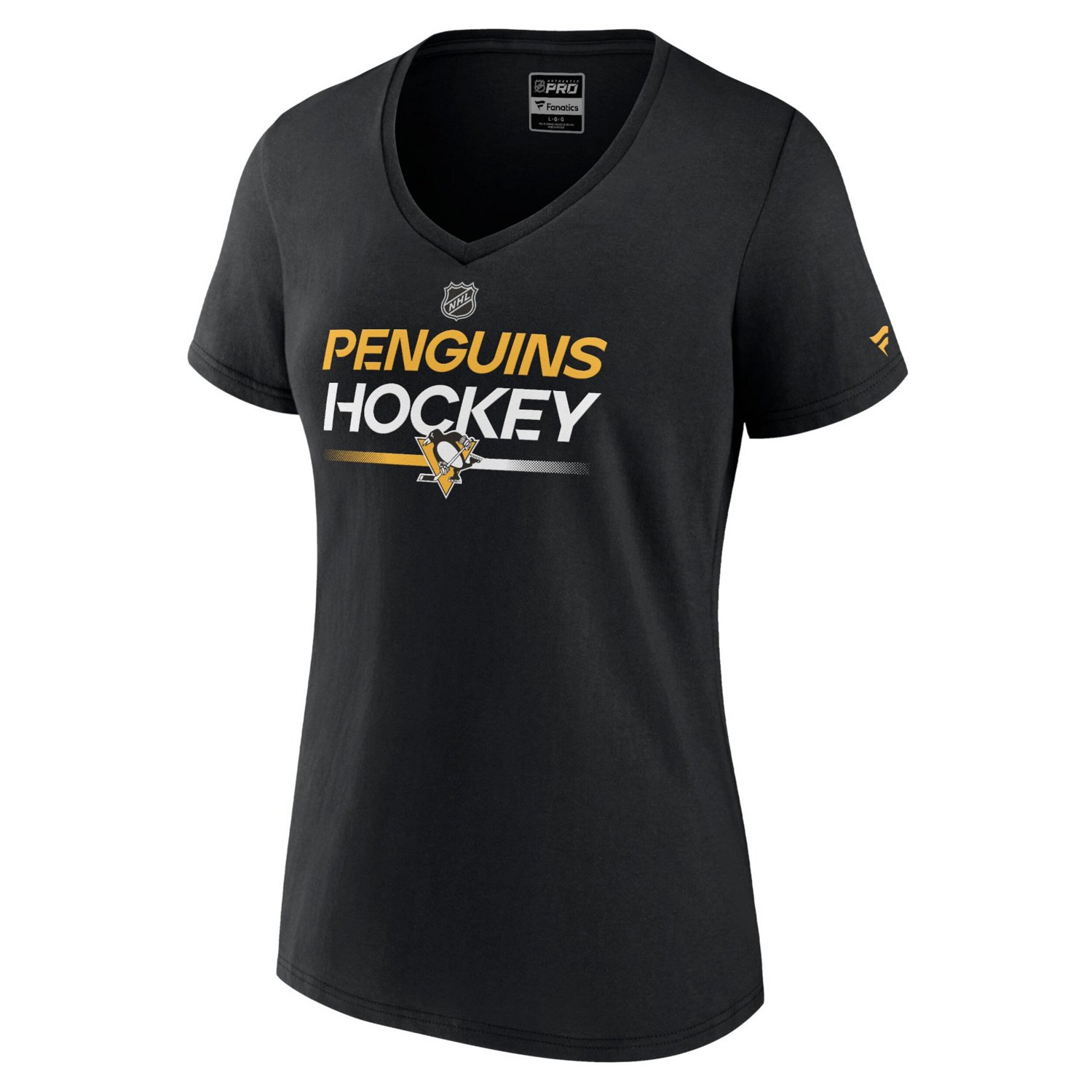 Fanatics Pittsburgh Penguins Authentic Pro V-Neck T-Shirt                                                                        - view number 2