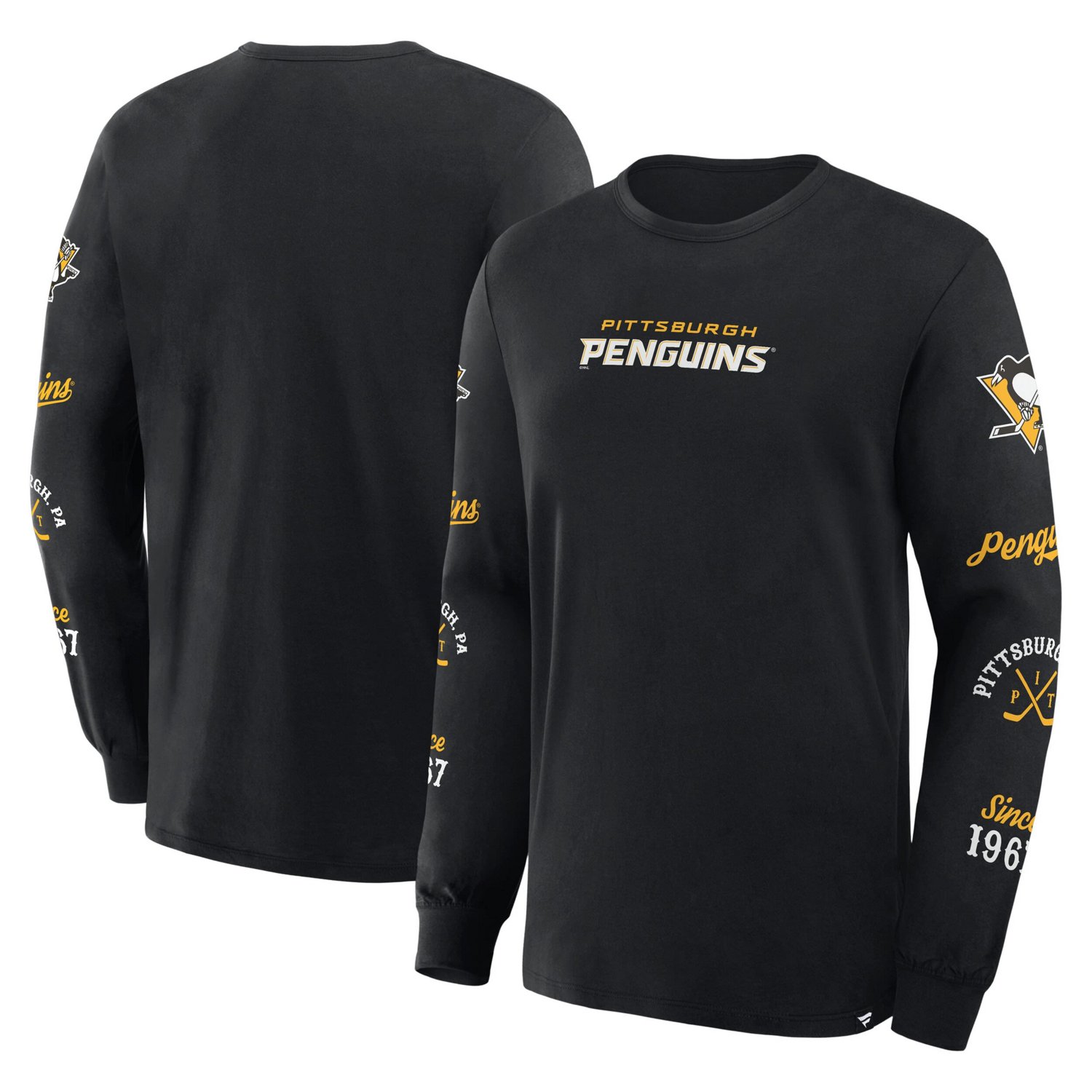 Fanatics Pittsburgh Penguins Boxed In Legacy Long Sleeve T-Shirt