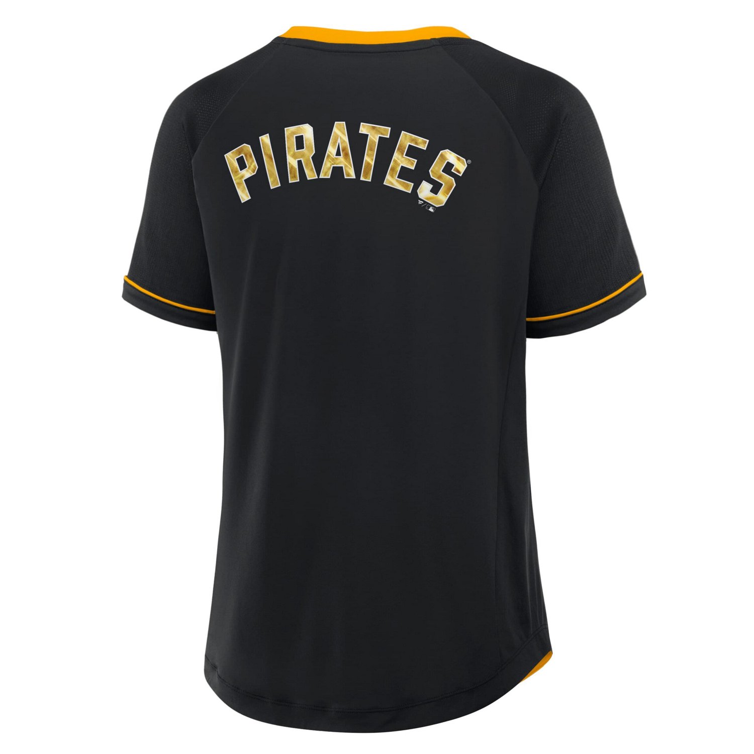 Fanatics Pittsburgh Pirates League Diva Star Raglan V-Neck T-Shirt - view number 3