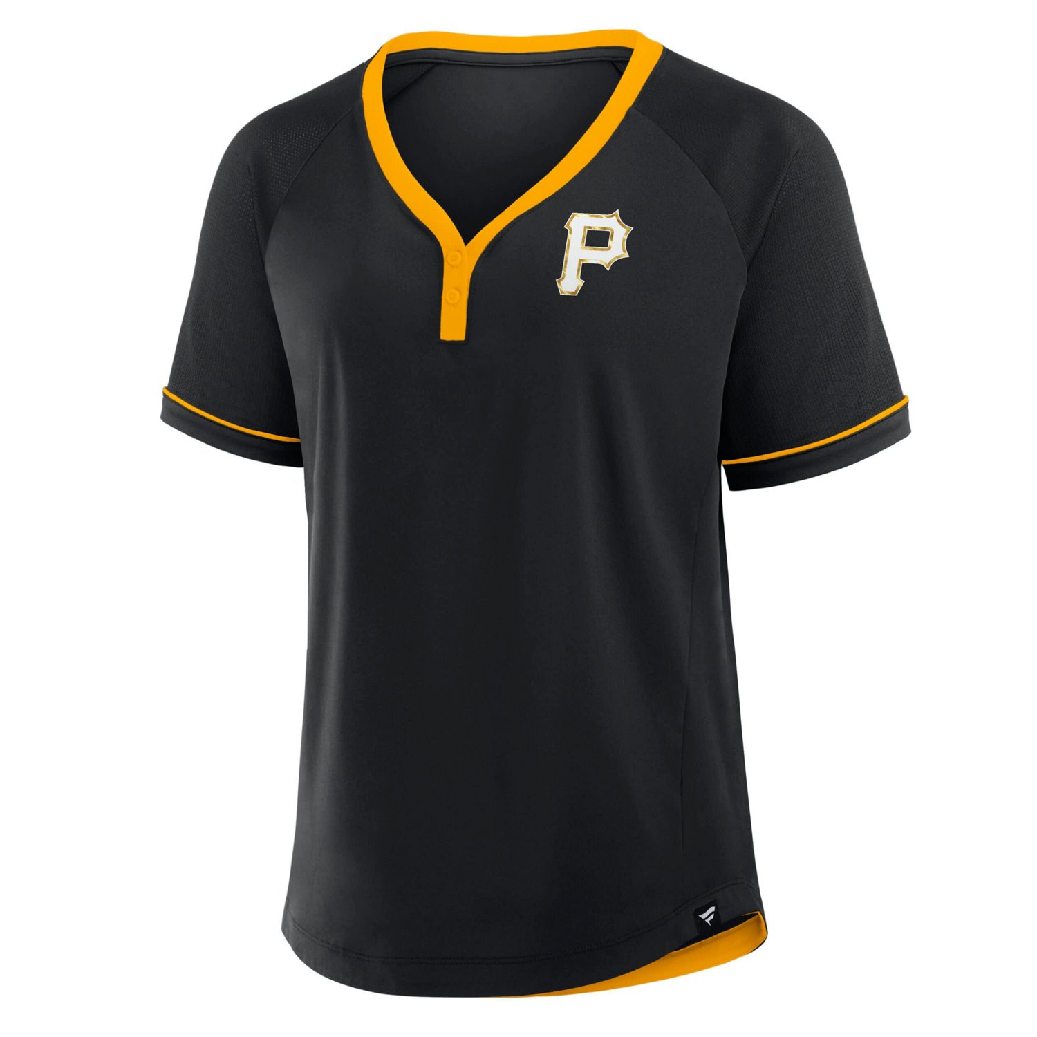 Fanatics Pittsburgh Pirates League Diva Star Raglan V-Neck T-Shirt - view number 2