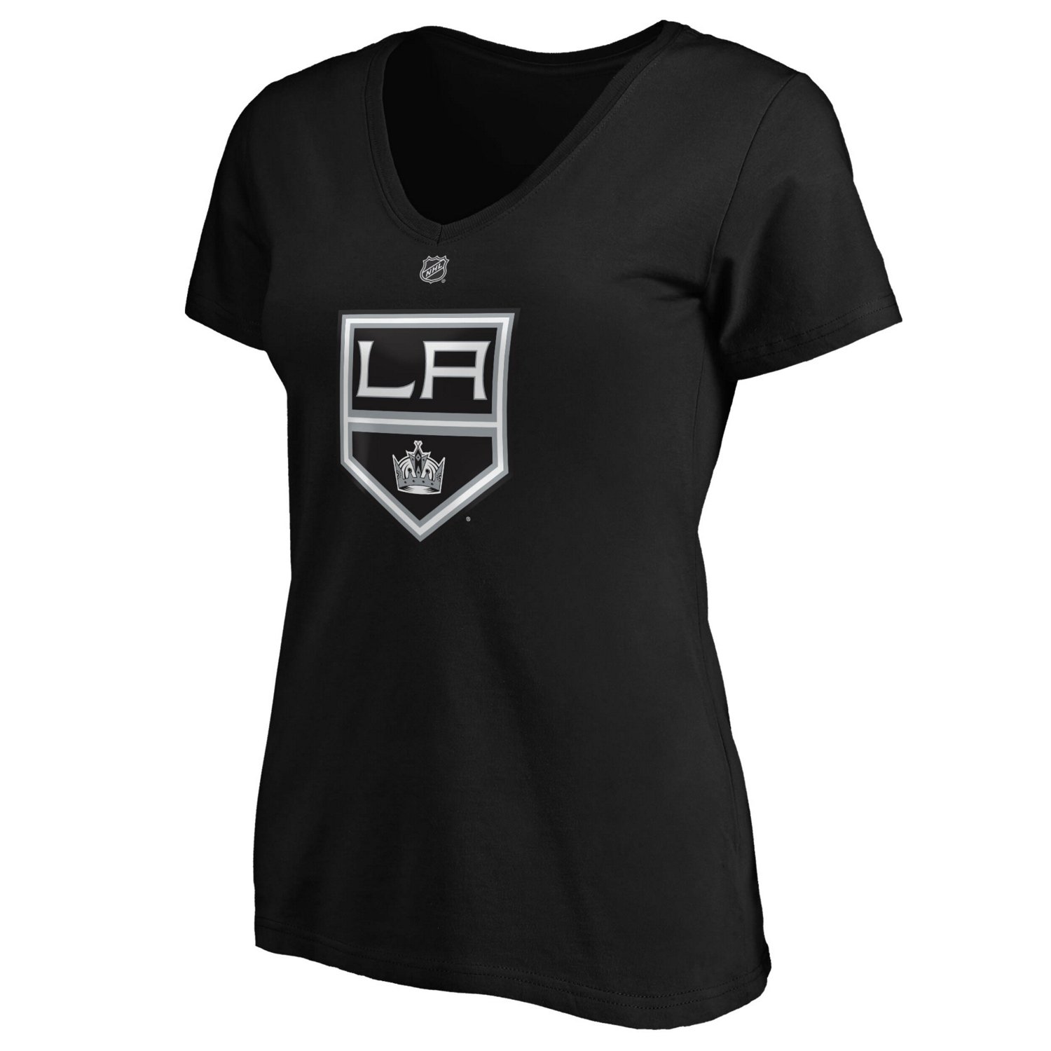 Fanatics Quinton Byfield Los Angeles Kings Authentic Stack Name  Number V-Neck T-Shirt                                           - view number 2