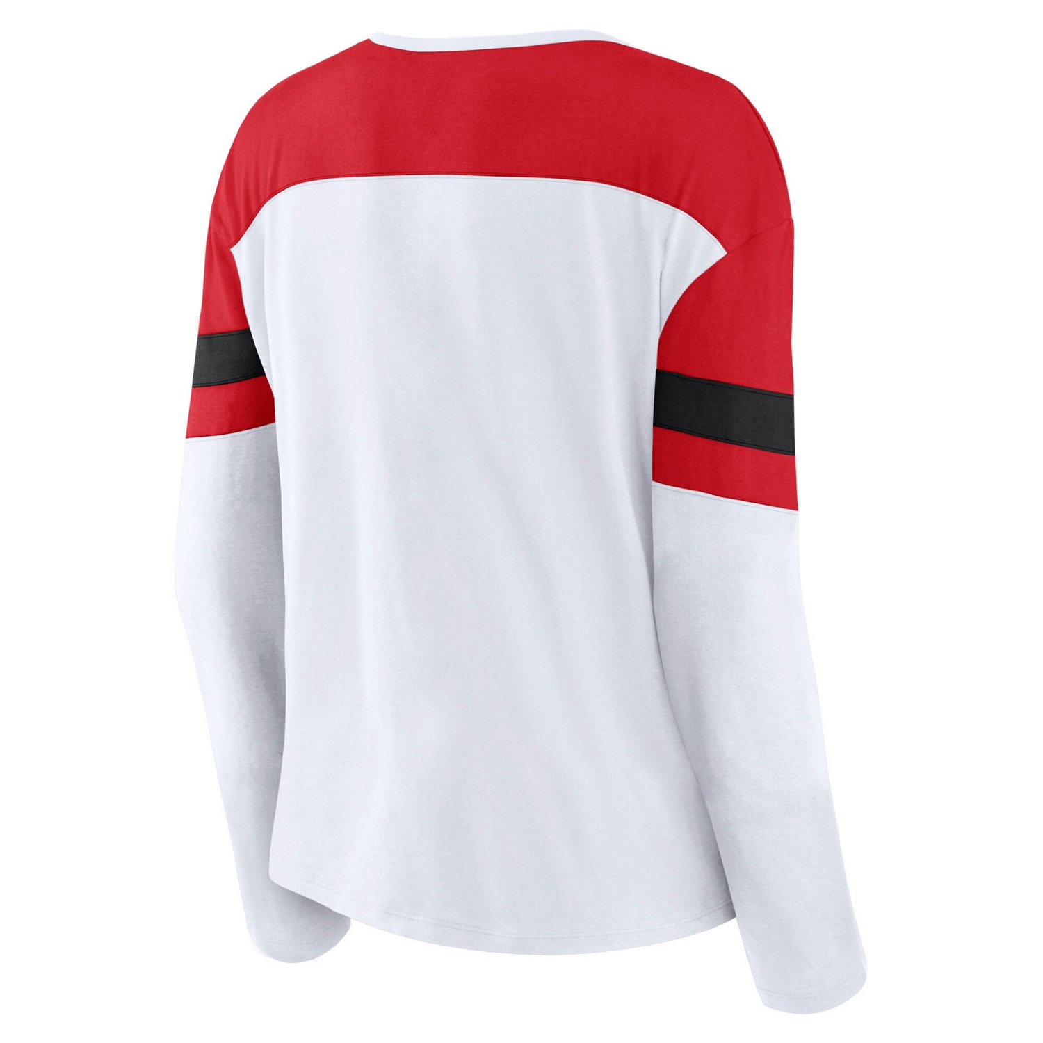 Fanatics Red Chicago Blackhawks Frozen Long Sleeve Notch Neck T-Shirt                                                            - view number 3