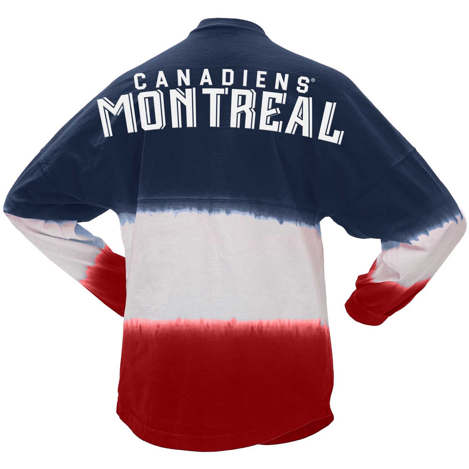Fanatics Red Montreal Canadiens Ombre Long Sleeve T-Shirt
