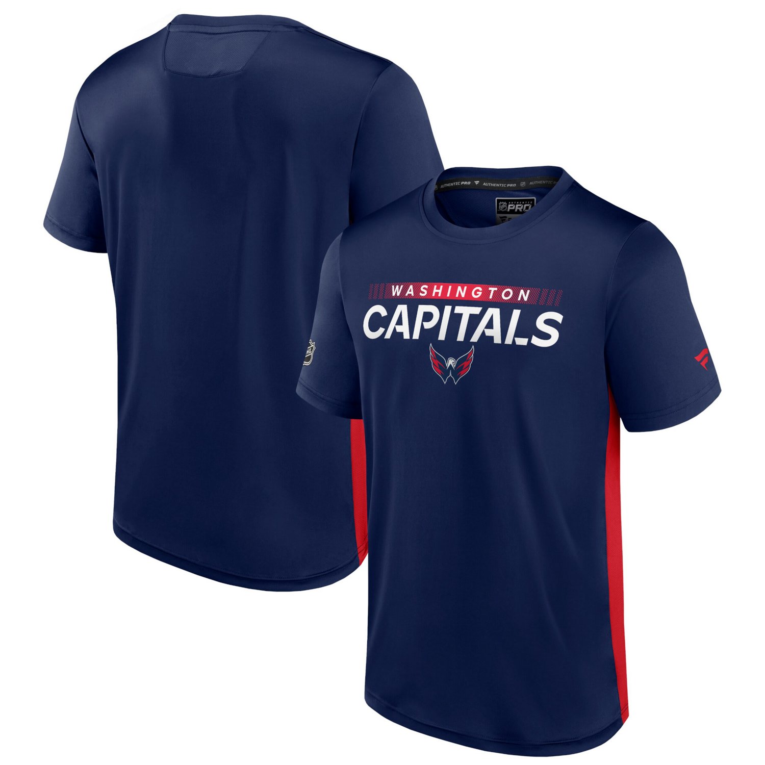 Fanatics /Red Washington Capitals Authentic Pro Rink Tech T-Shirt
