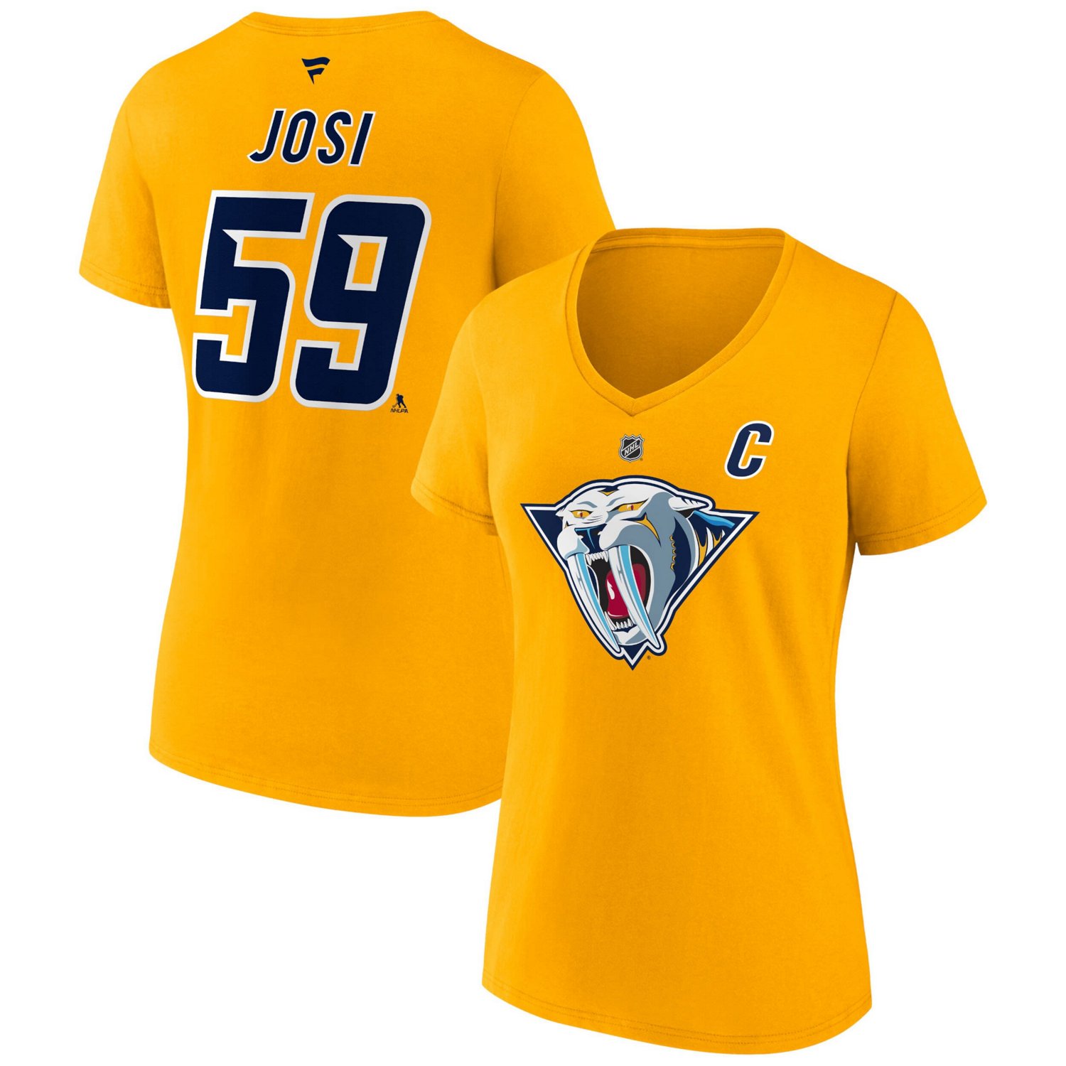 Fanatics Roman Josi Nashville Predators Special Edition 20 Name  Number V-Neck T-Shirt