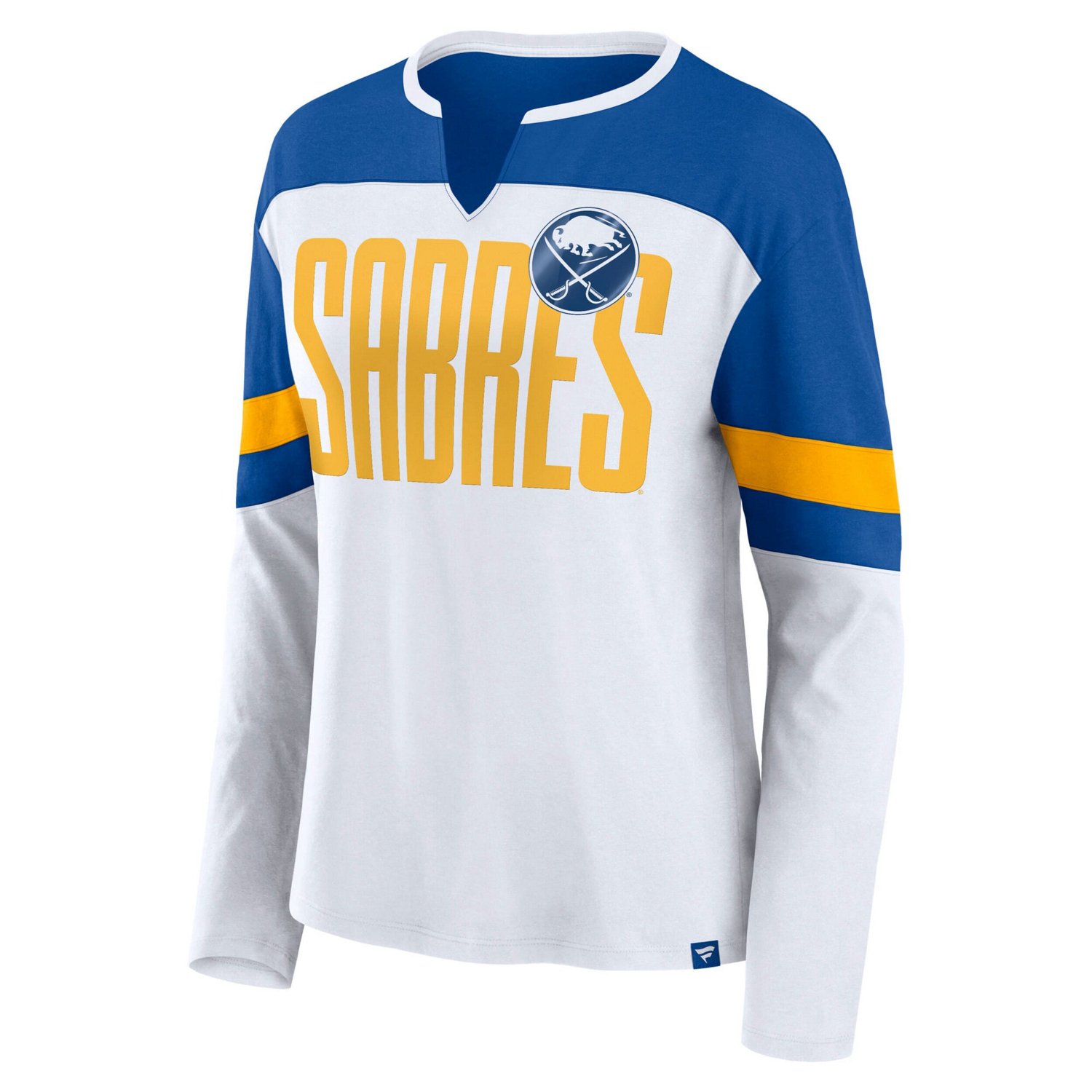 Fanatics Royal Buffalo Sabres Frozen Long Sleeve Notch Neck T-Shirt                                                              - view number 2