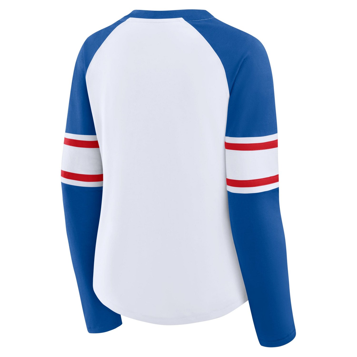 Fanatics Royal Chicago Cubs Blitz Package Raglan Lace-Up V-Neck Long Sleeve T-Shirt - view number 3