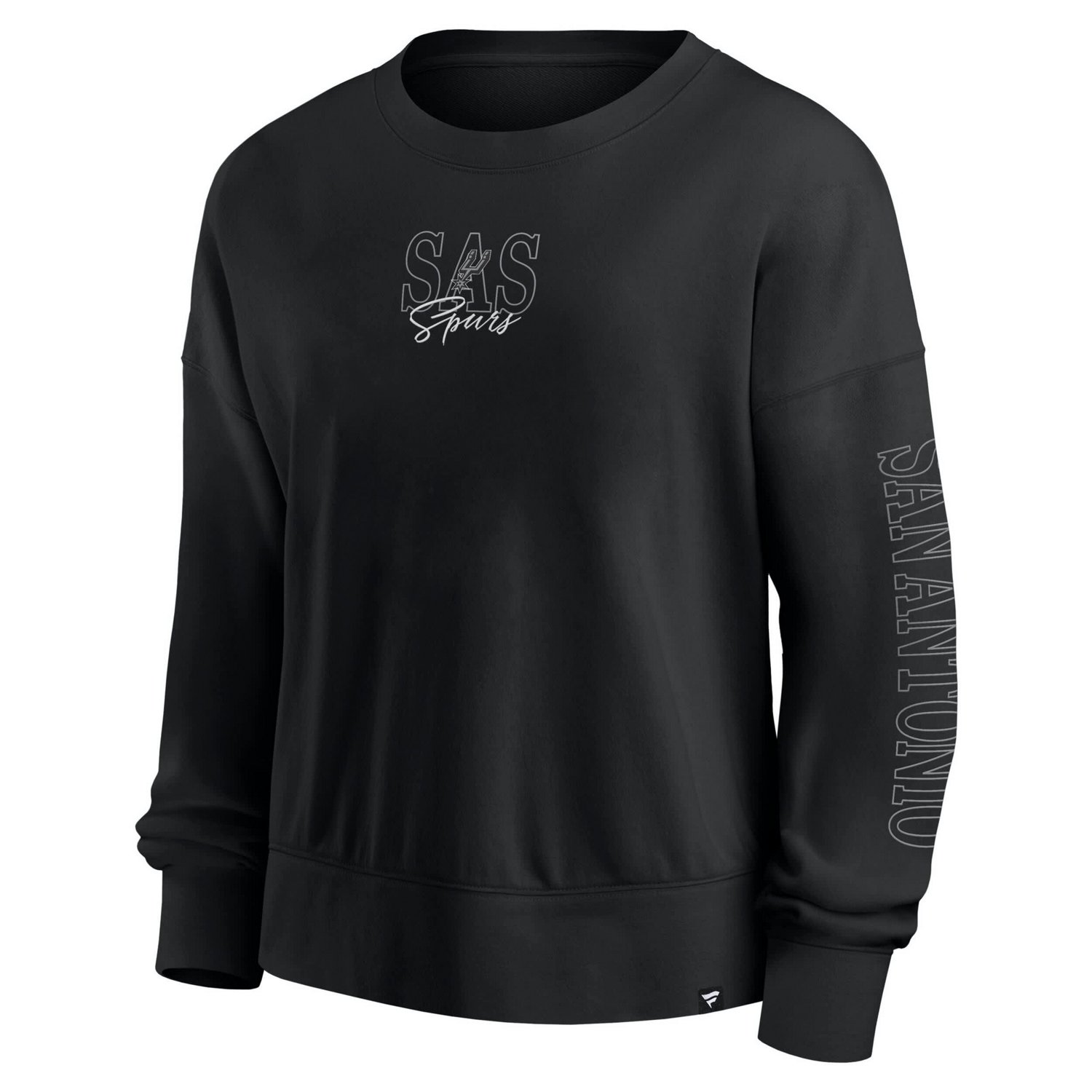 Fanatics San Antonio Spurs Oversized Game Day Pullover Sweatshirt                                                                - view number 2