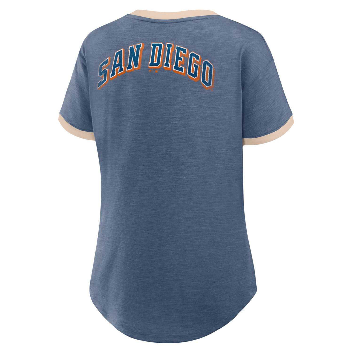 Fanatics San Diego Padres Binge Worthy Stadium Slub V-Neck T-Shirt                                                               - view number 3