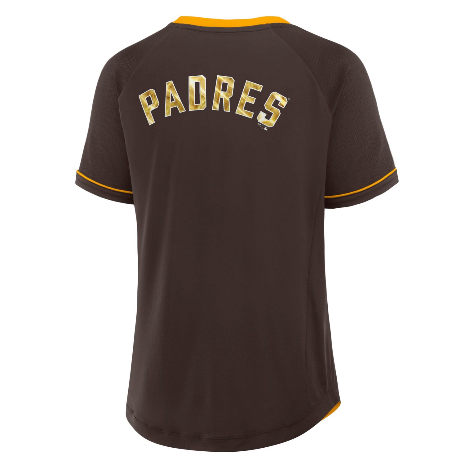 Fanatics San Diego Padres League Diva Star Raglan V-Neck T-Shirt - view number 3
