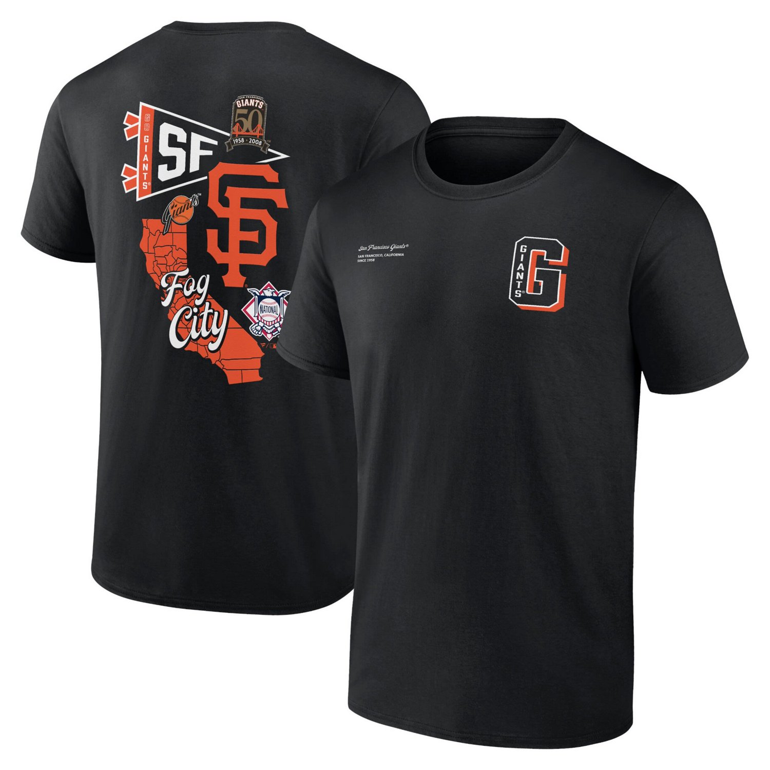 Fanatics San Francisco Giants Split Zone T-Shirt - view number 1