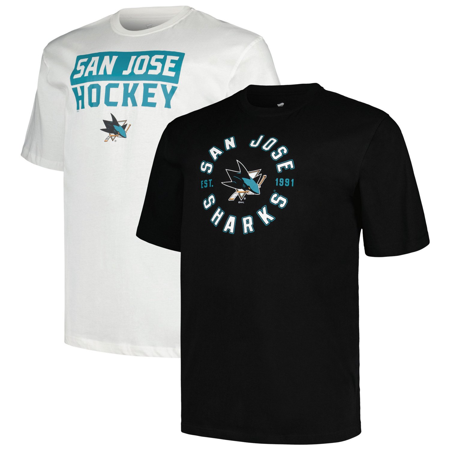 Fanatics San Jose Sharks Big  Tall 2-Pack T-Shirt Set                                                                            - view number 1