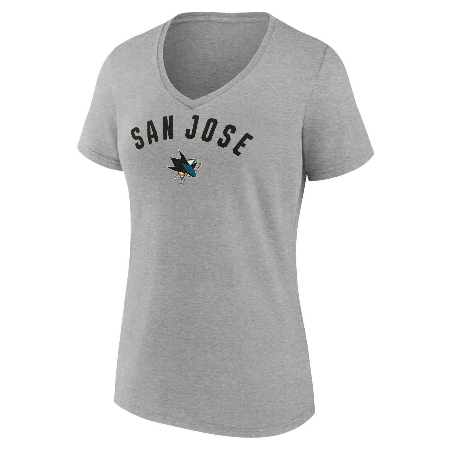 Fanatics San Jose Sharks V-Neck T-Shirt - view number 2
