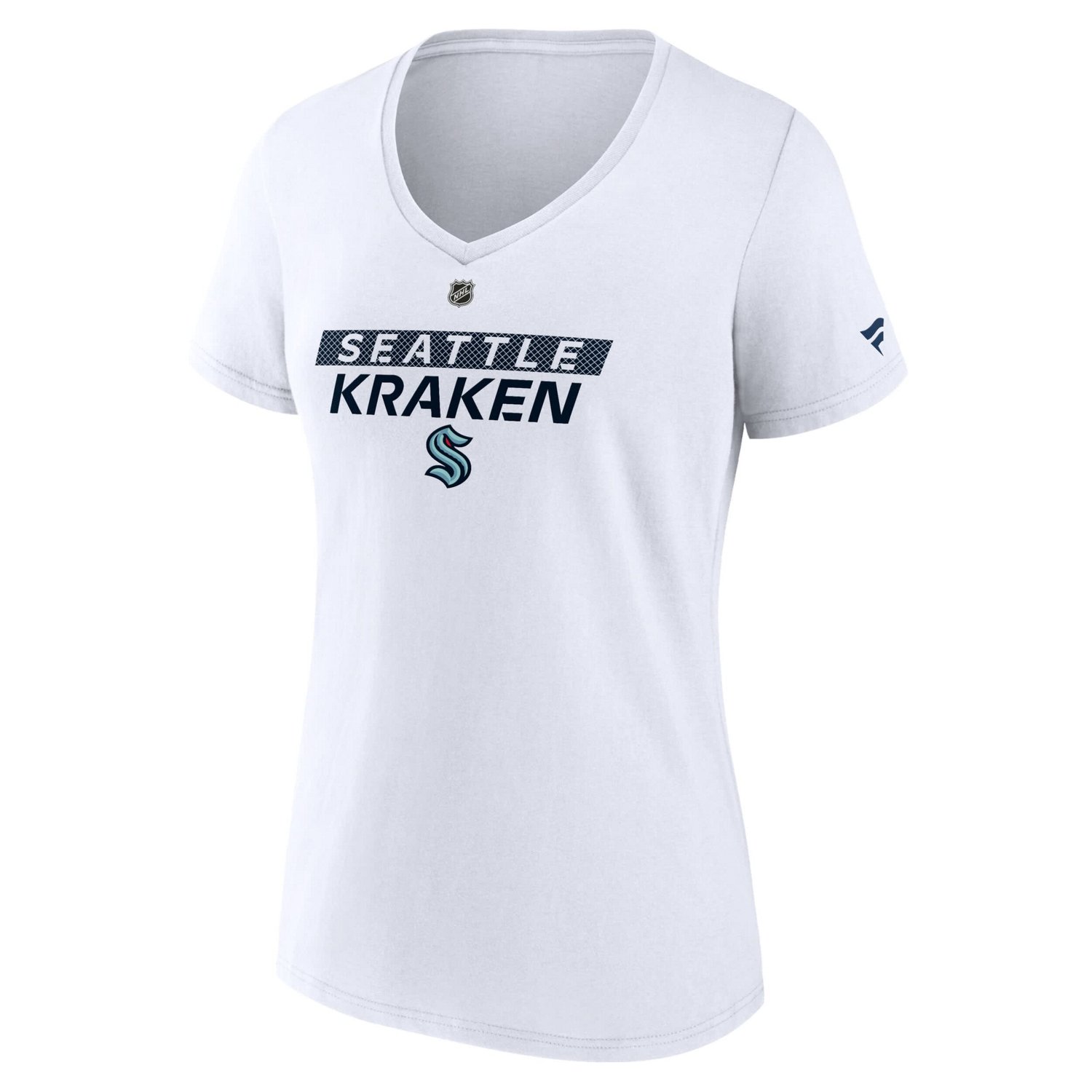 Fanatics Seattle Kraken Authentic Pro Core Primary V-Neck T-Shirt                                                                - view number 2