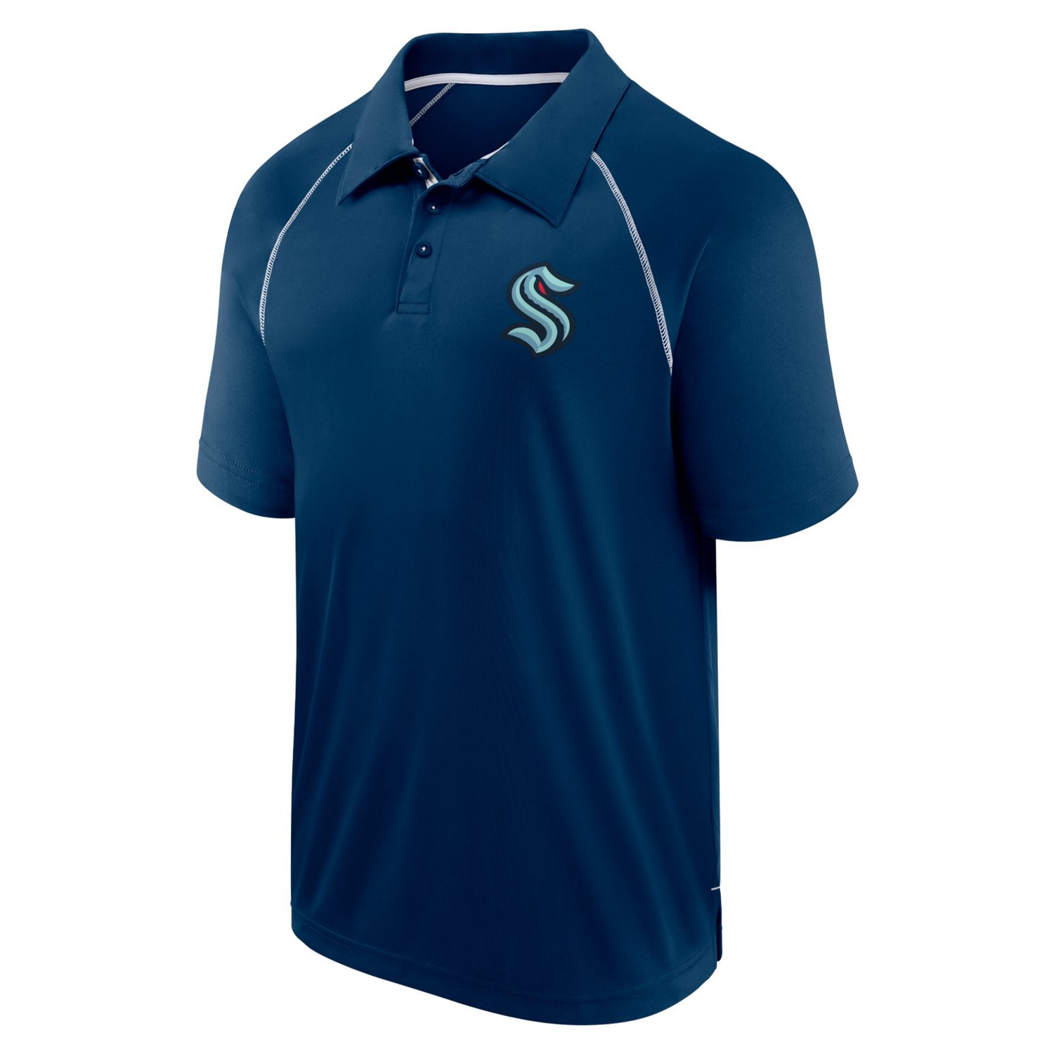 Fanatics Seattle Kraken Raglan Strong Alone Polo                                                                                 - view number 2