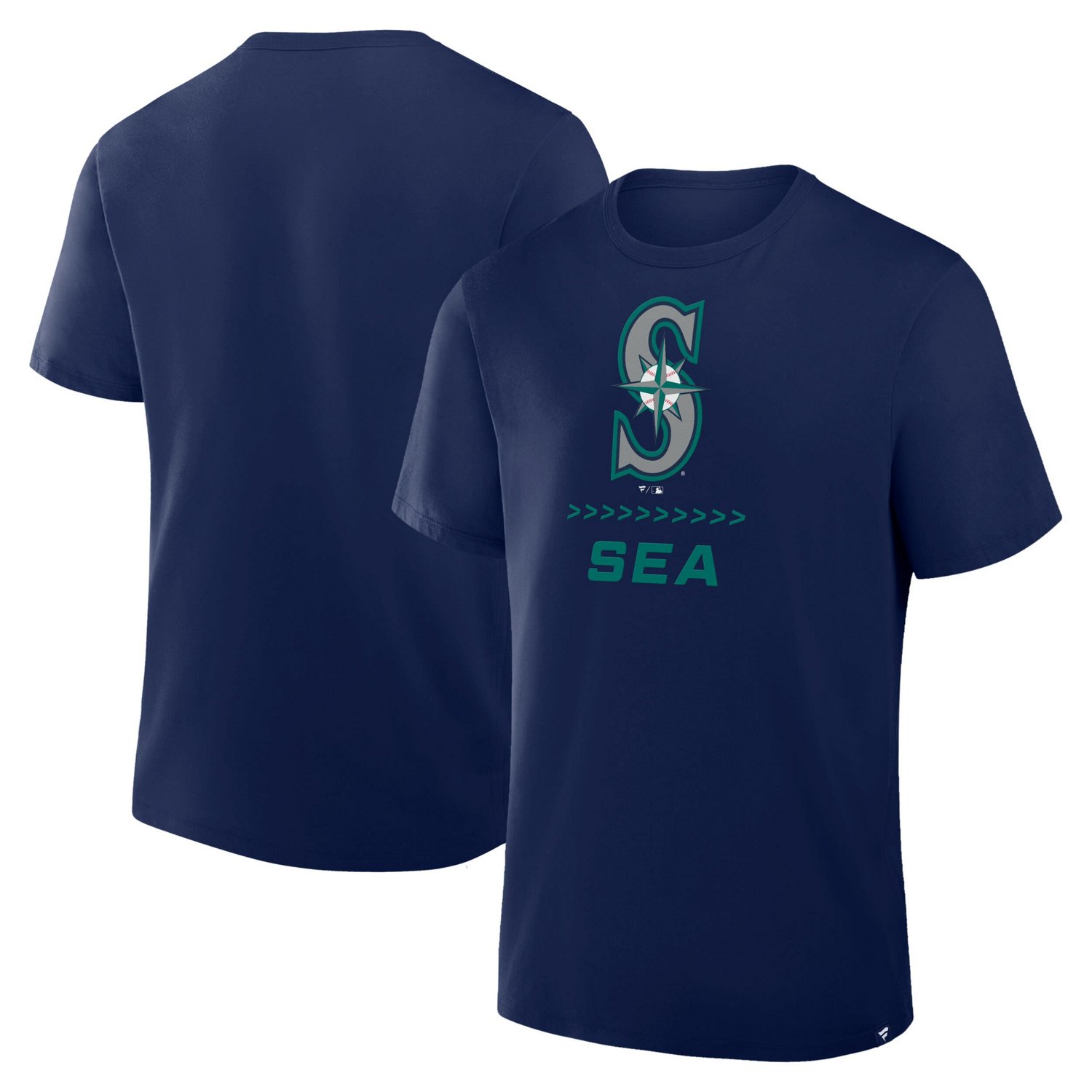 Fanatics Seattle Mariners Clubhouse Legacy Side Swipe T-Shirt                                                                    - view number 1