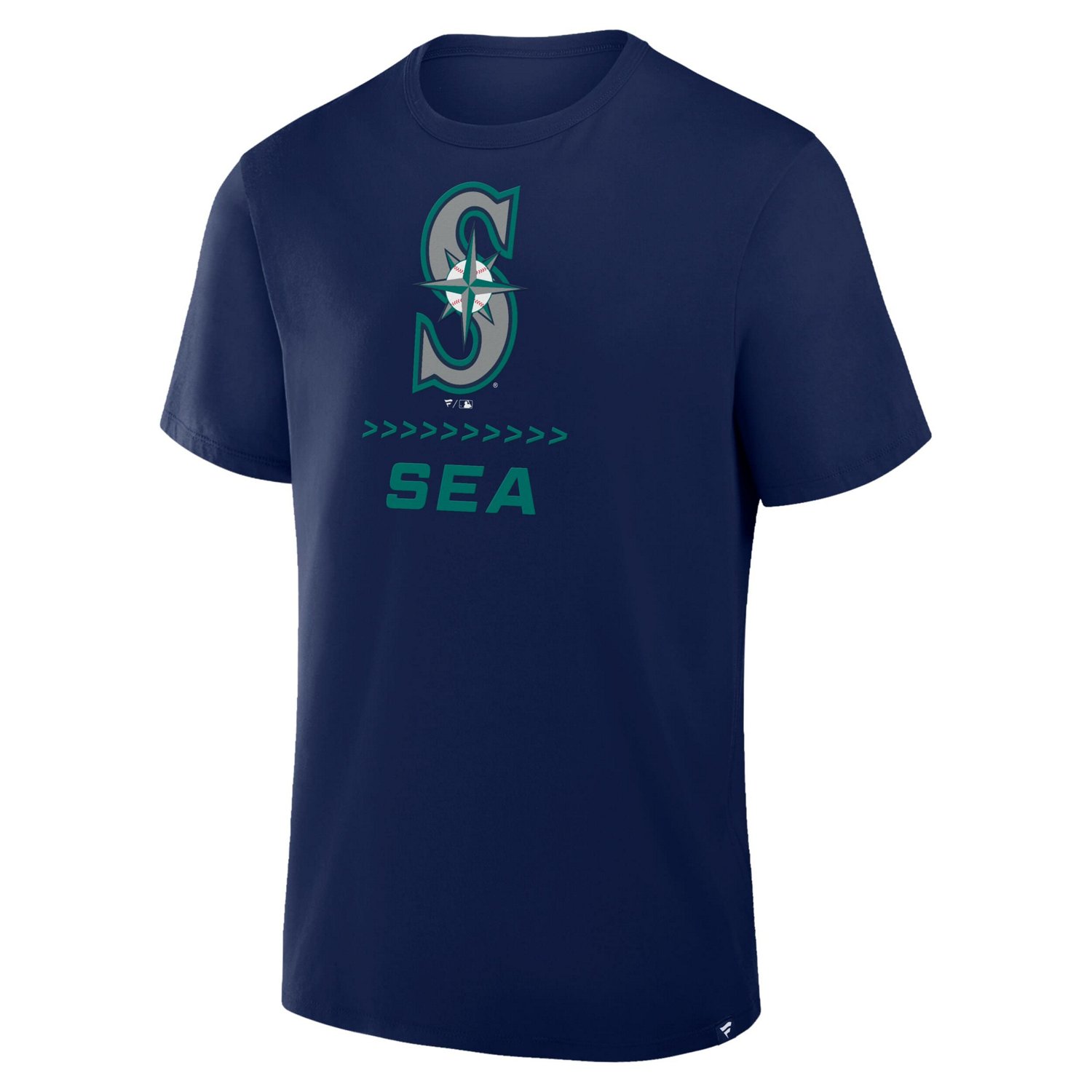 Fanatics Seattle Mariners Clubhouse Legacy Side Swipe T-Shirt                                                                    - view number 2