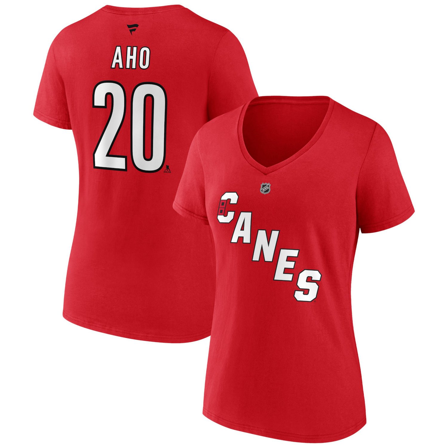Fanatics Sebastian Aho Carolina Hurricanes Special Edition 20 Name  Number V-Neck T-Shirt                                        - view number 1