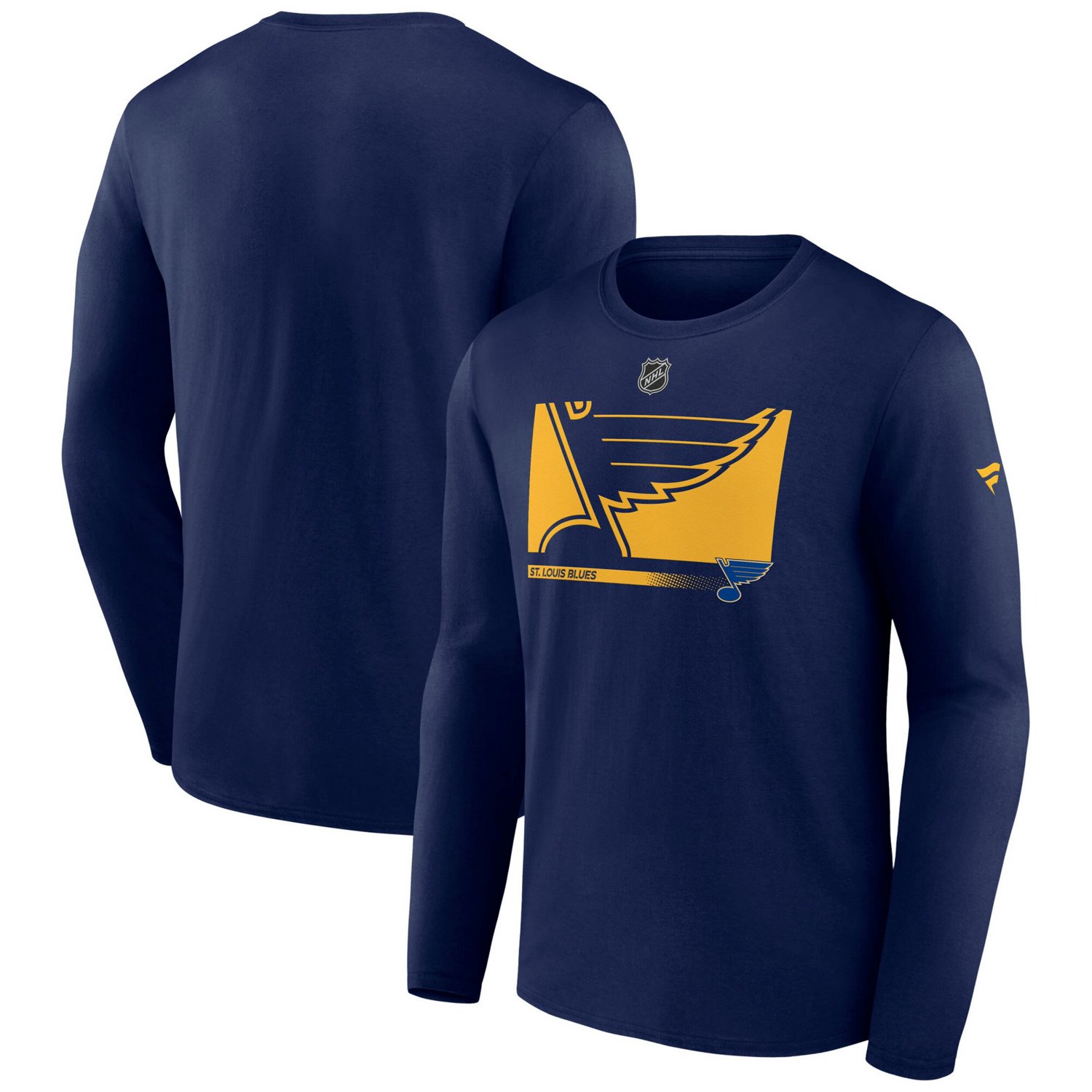Fanatics St Louis Blues Authentic Pro Core Collection Secondary Long Sleeve T-Shirt