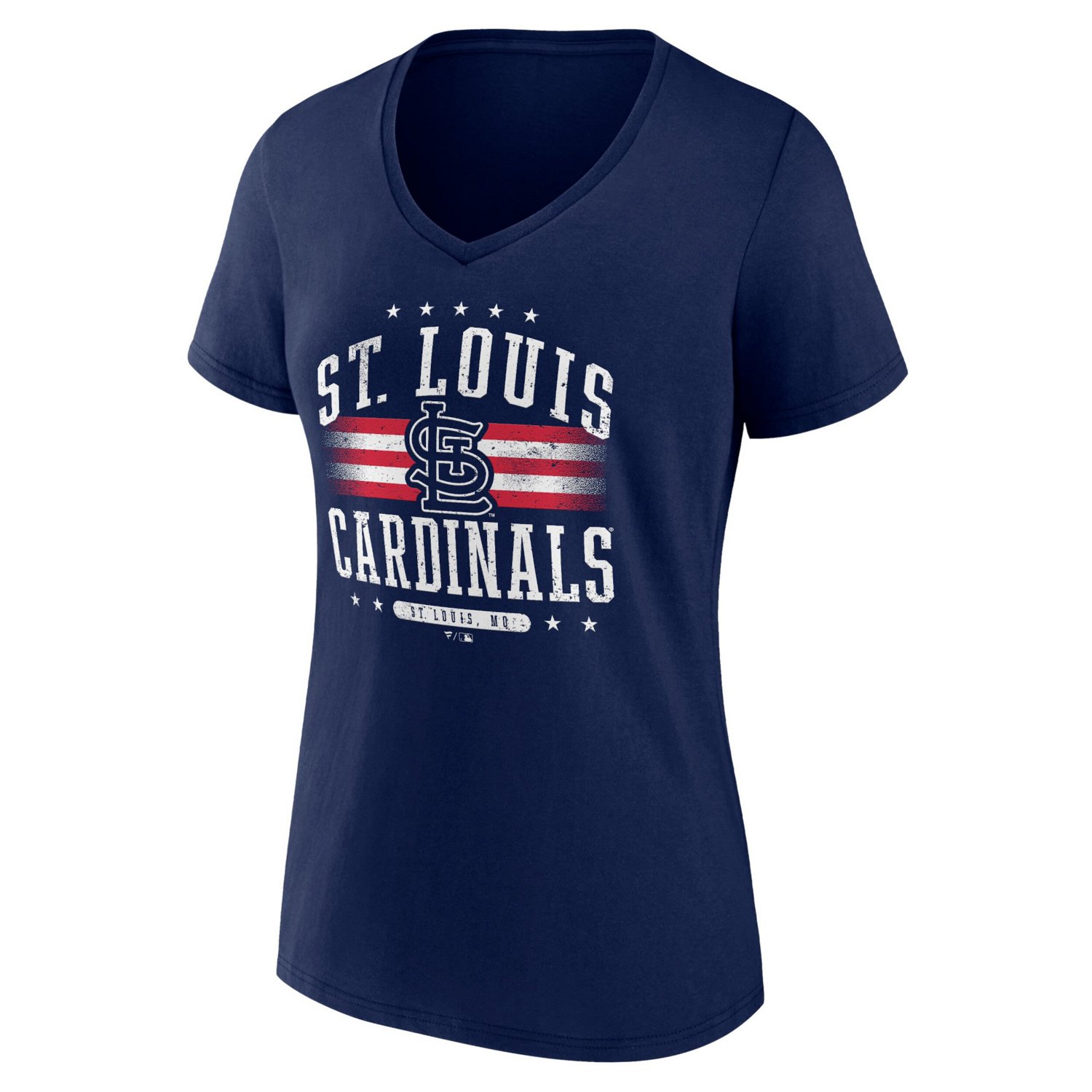 Fanatics St Louis Cardinals Americana V-Neck T-Shirt - view number 2