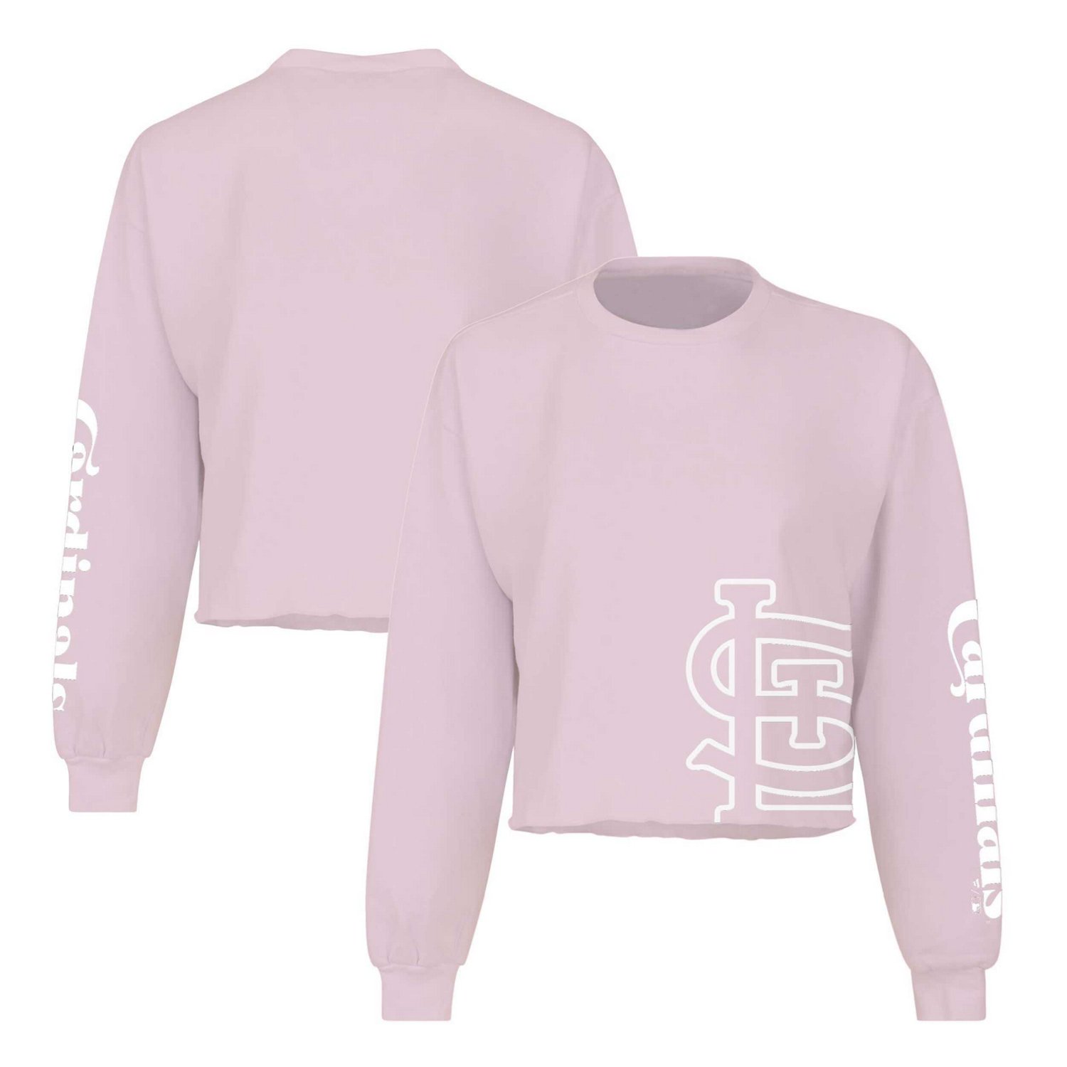 Fanatics St Louis Cardinals Cropped Slouchy Long Sleeve T-Shirt - view number 1
